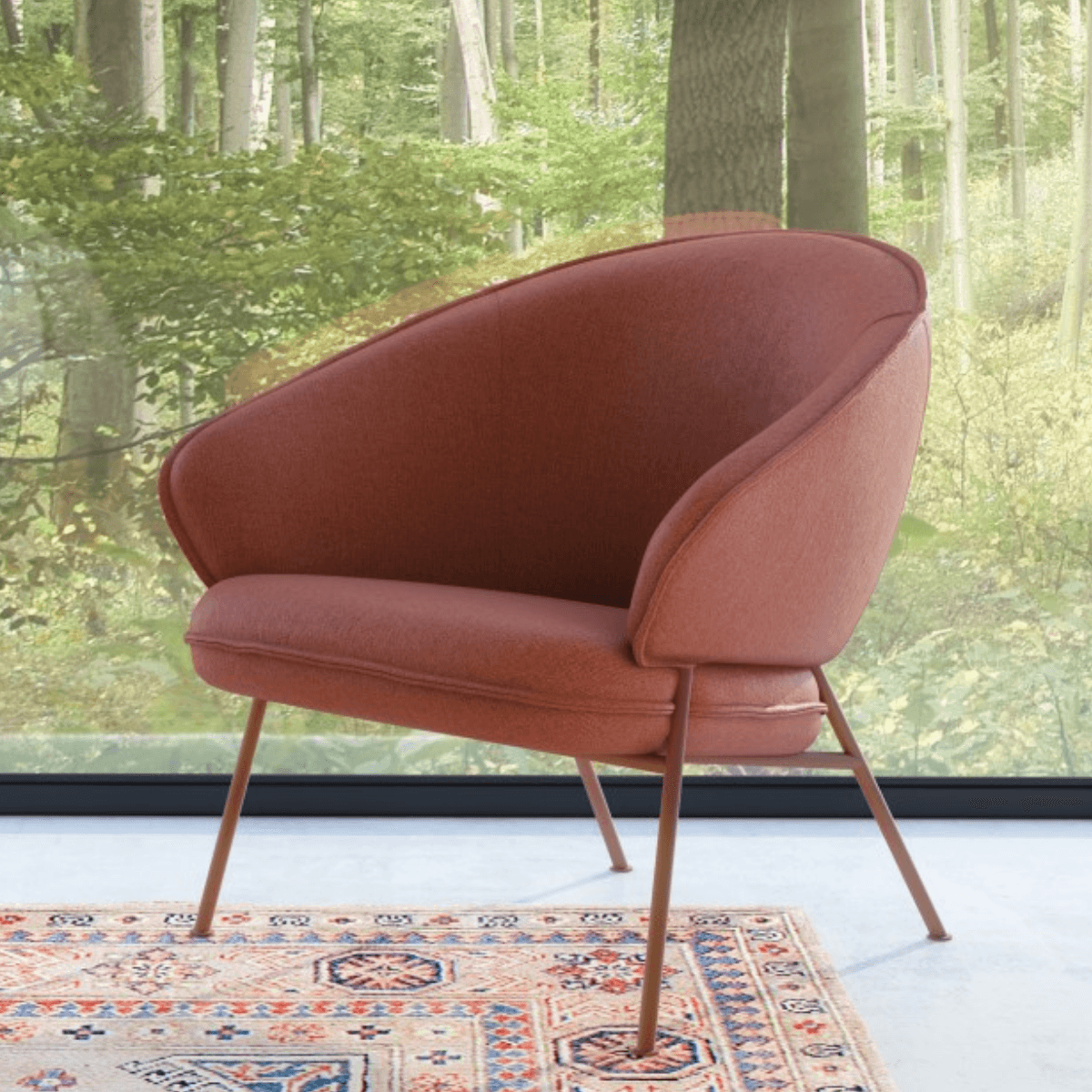 Wolfgang Lounge Chair - Metal、mySite、neckold