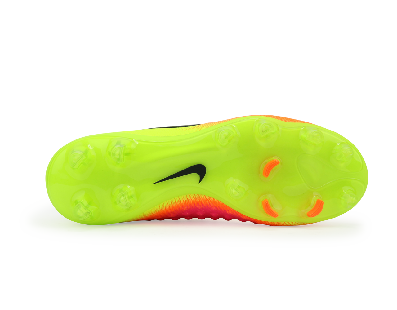 Nike Kids Magista Obra II FG Volt/Black/Total Orange、mySite、noshort