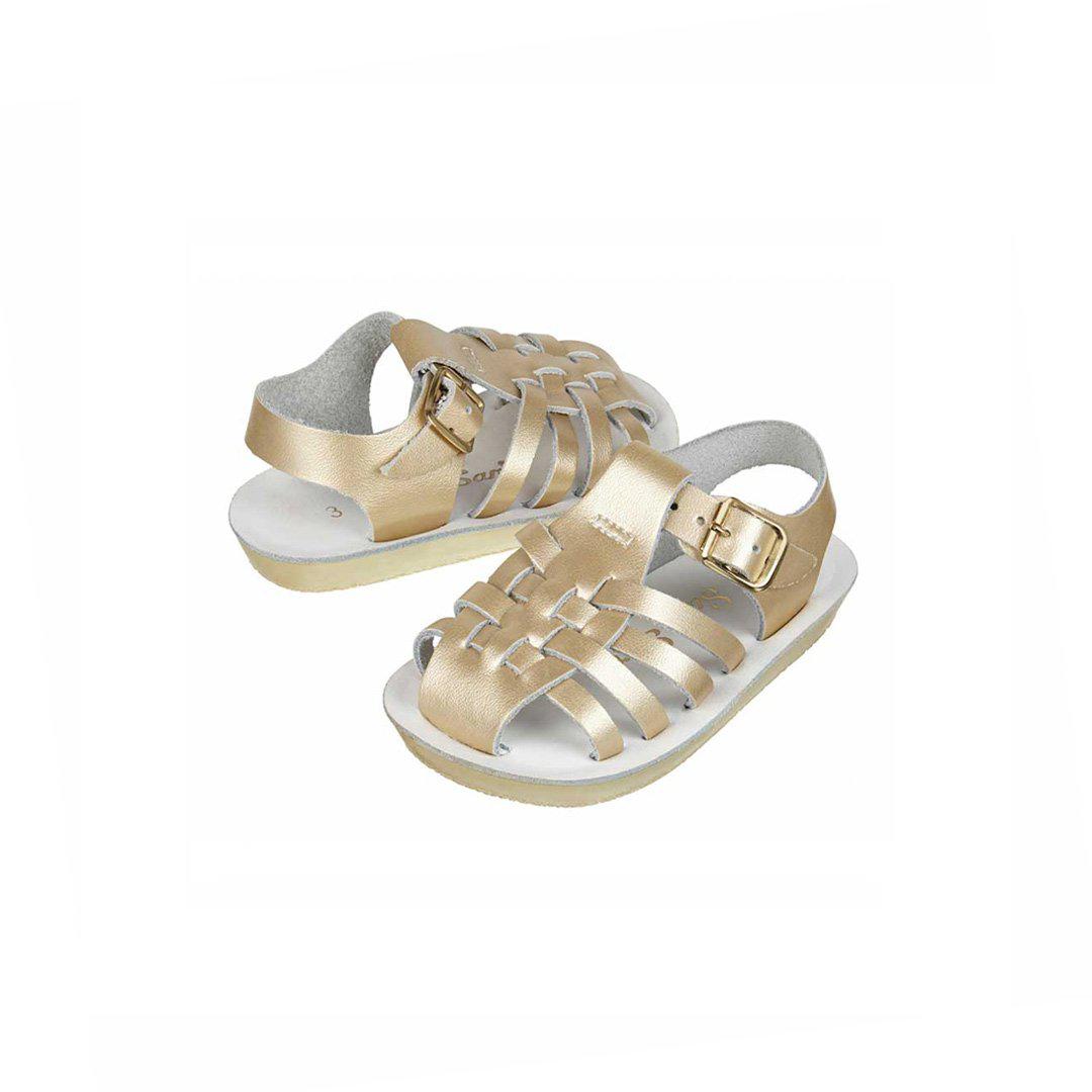  Salt-Water Sun-San Kid's Sandals - Sailor - Gold、mySite、merchandisen