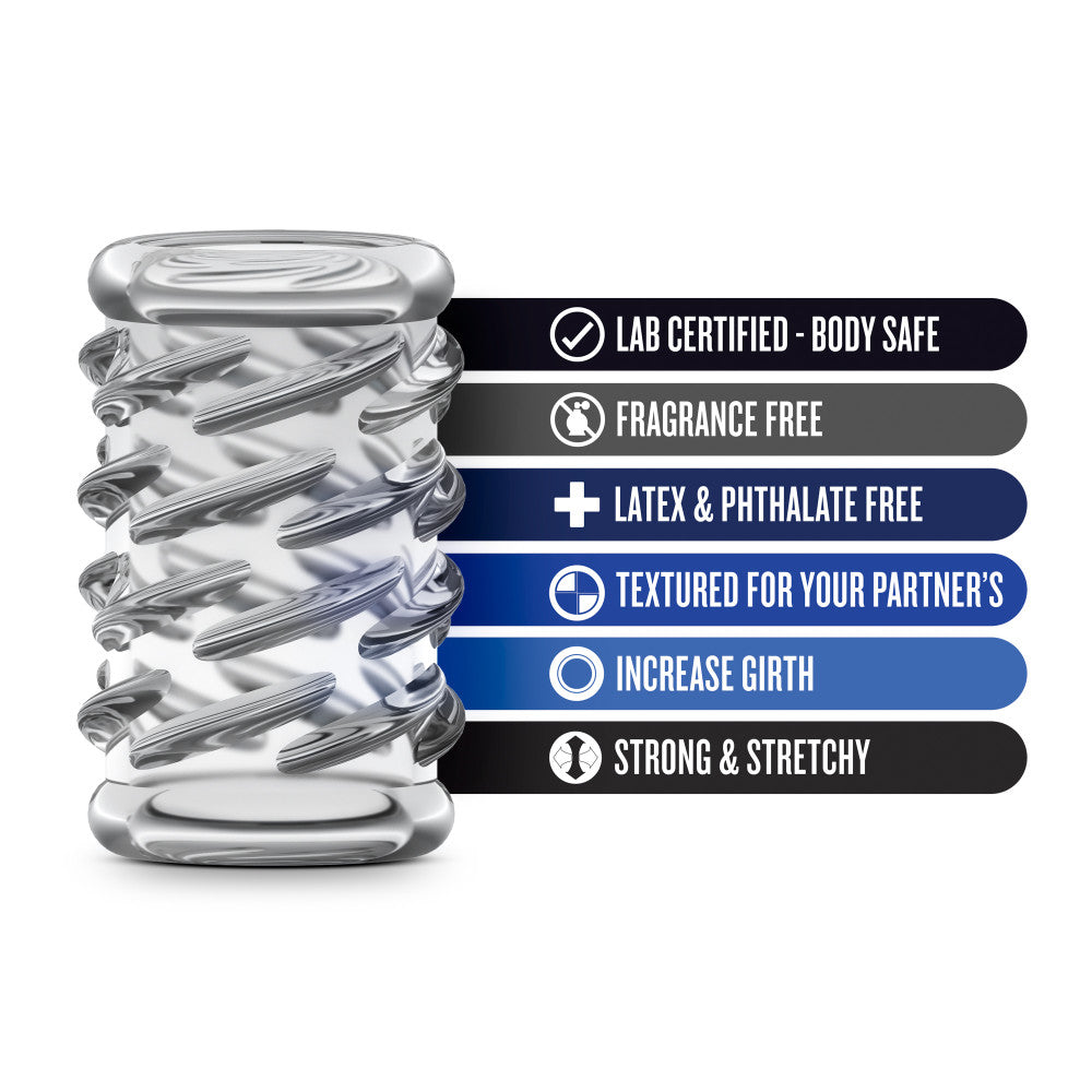 Stay Hard By Blush® | Clear Soft Tickler Stimulation Sleeve Kit (Set of 6)、mySite、bottomscart
