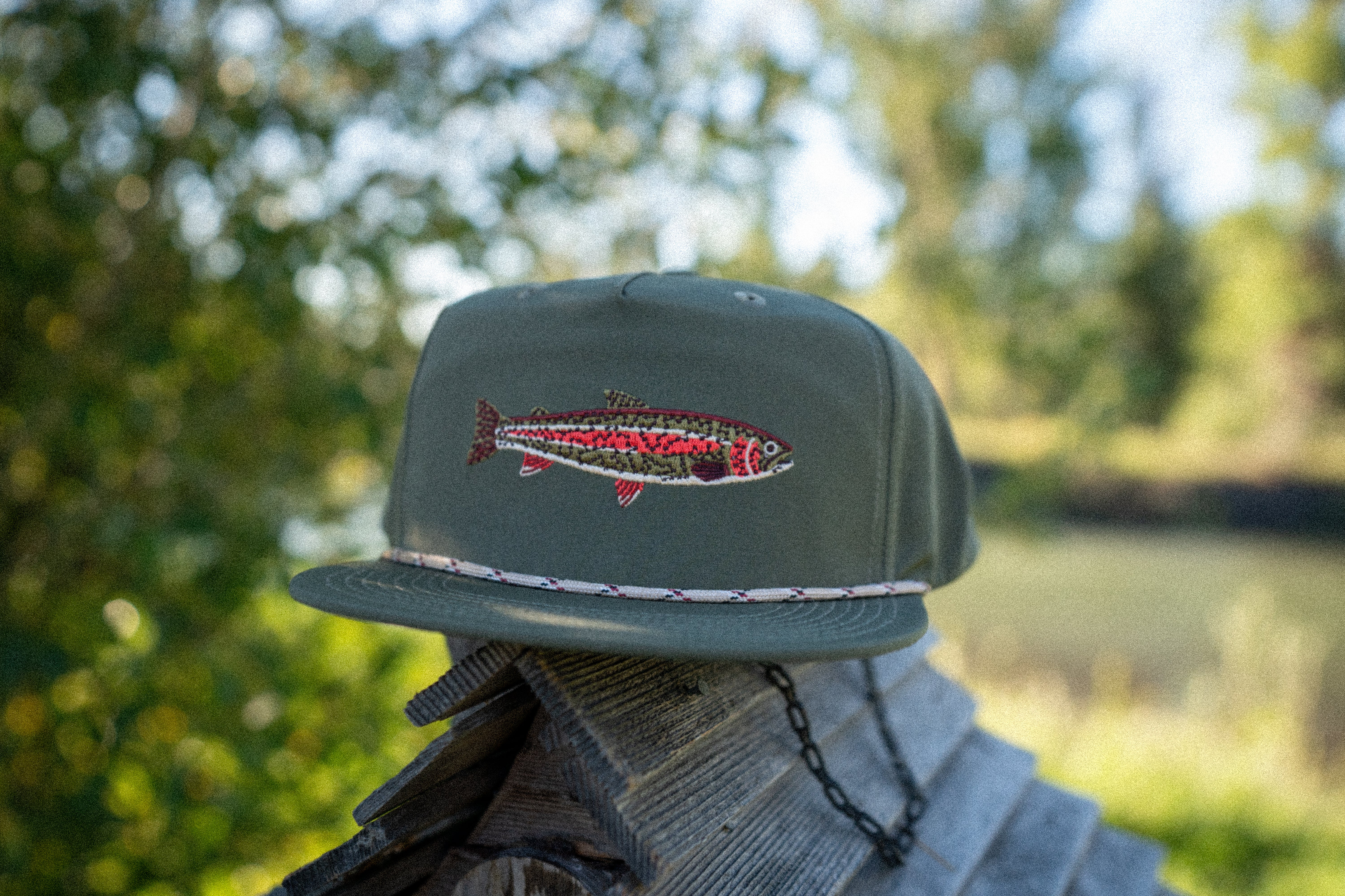 Alaskan Rainbow Native Trout Hat、mySite、solidvoid
