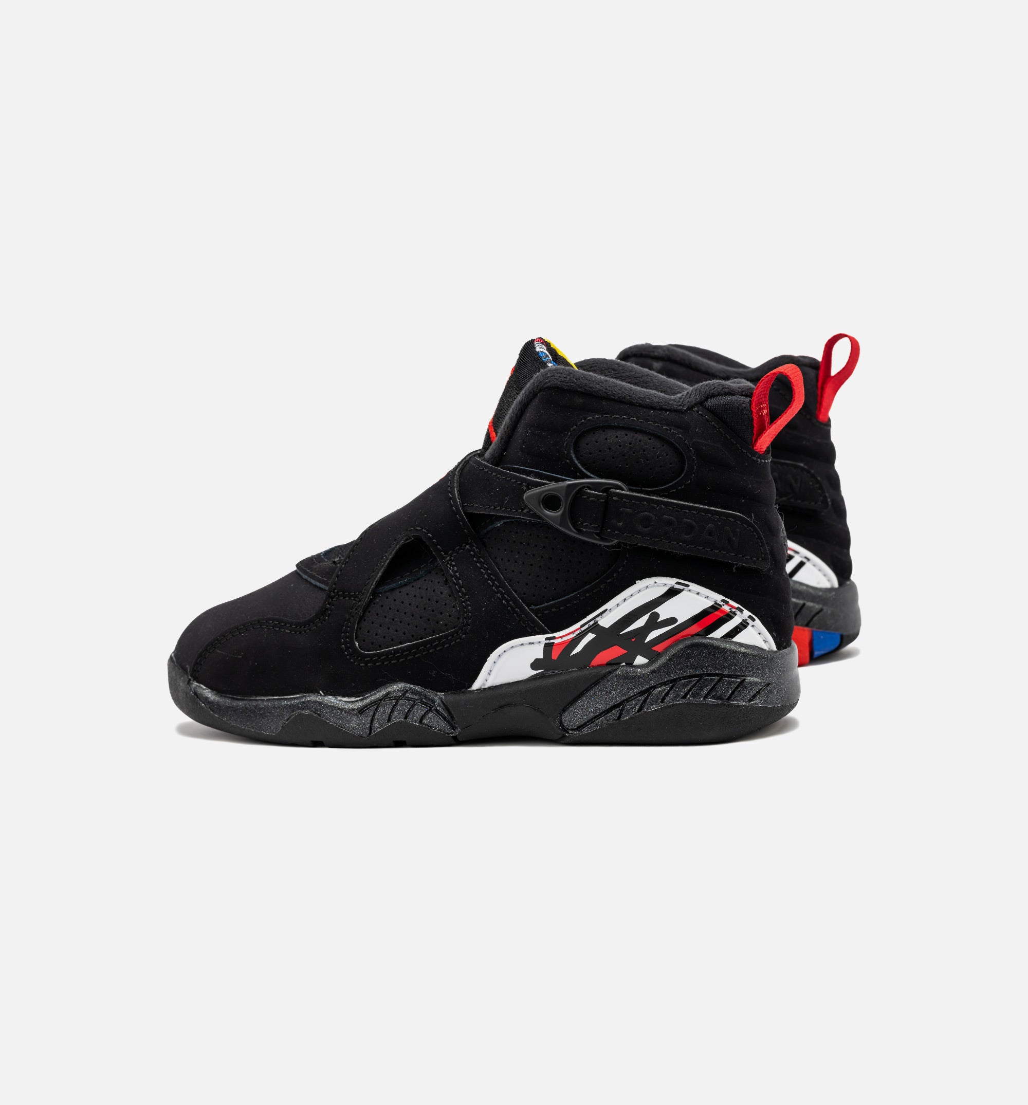 Air Jordan 8 Retro Playoffs Preschool Lifestyle Shoe - Black、mySite、dreamappss
