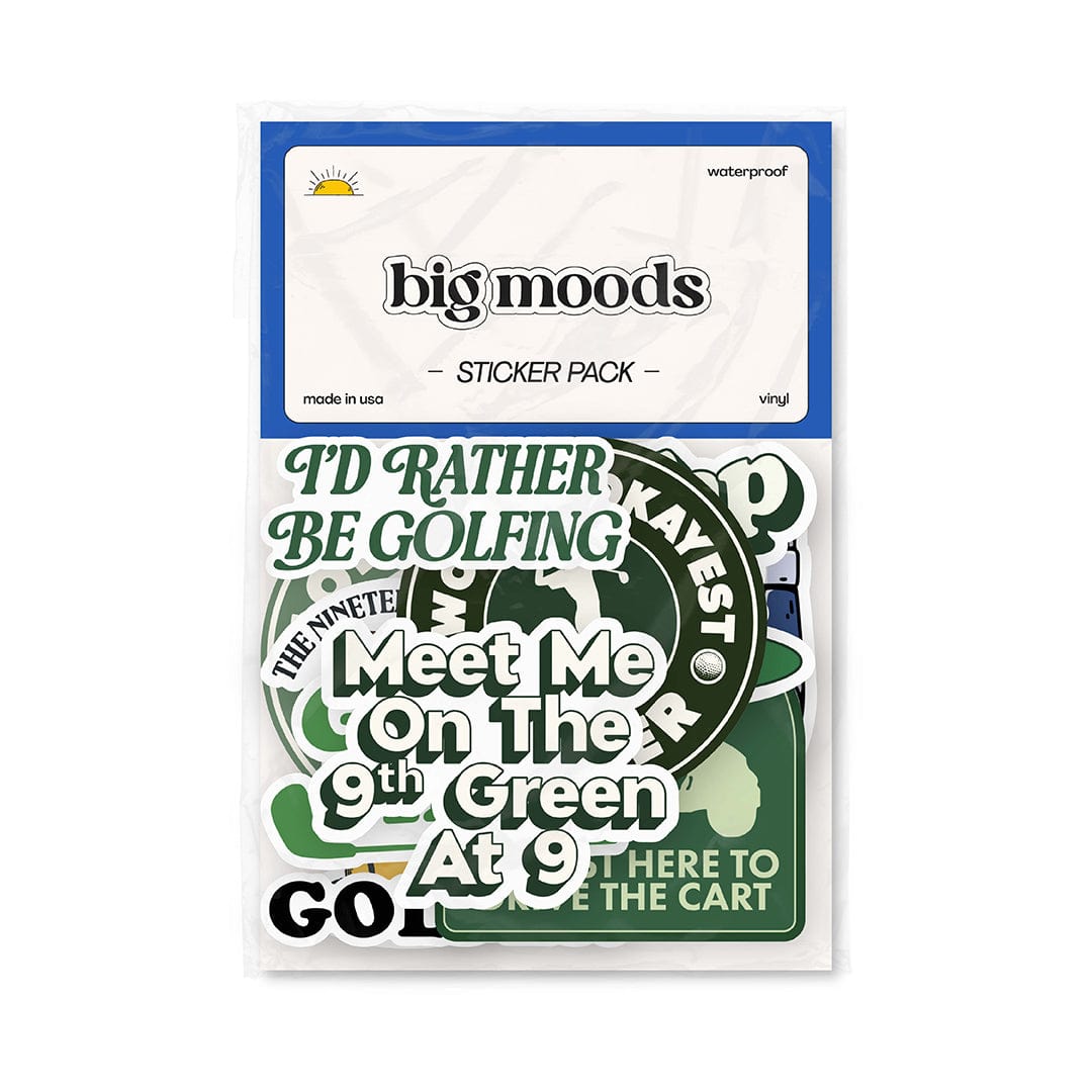  Golf Stickers 10 Pack、mySite、elrpsem3k