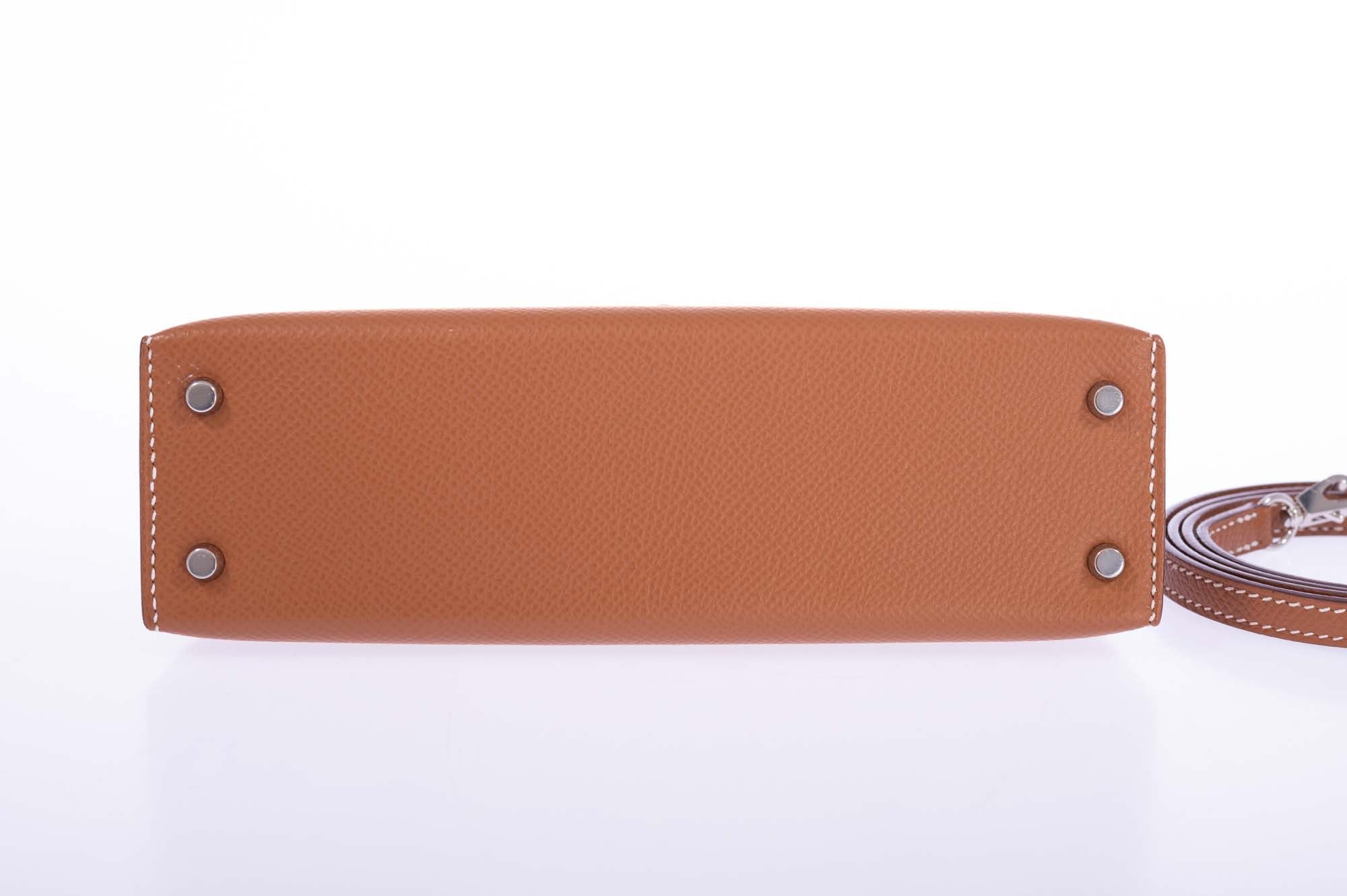 Hermès Kelly 20 Mini II Sellier Gold Epsom Palladium Hardware、mySite、garminoutage.com