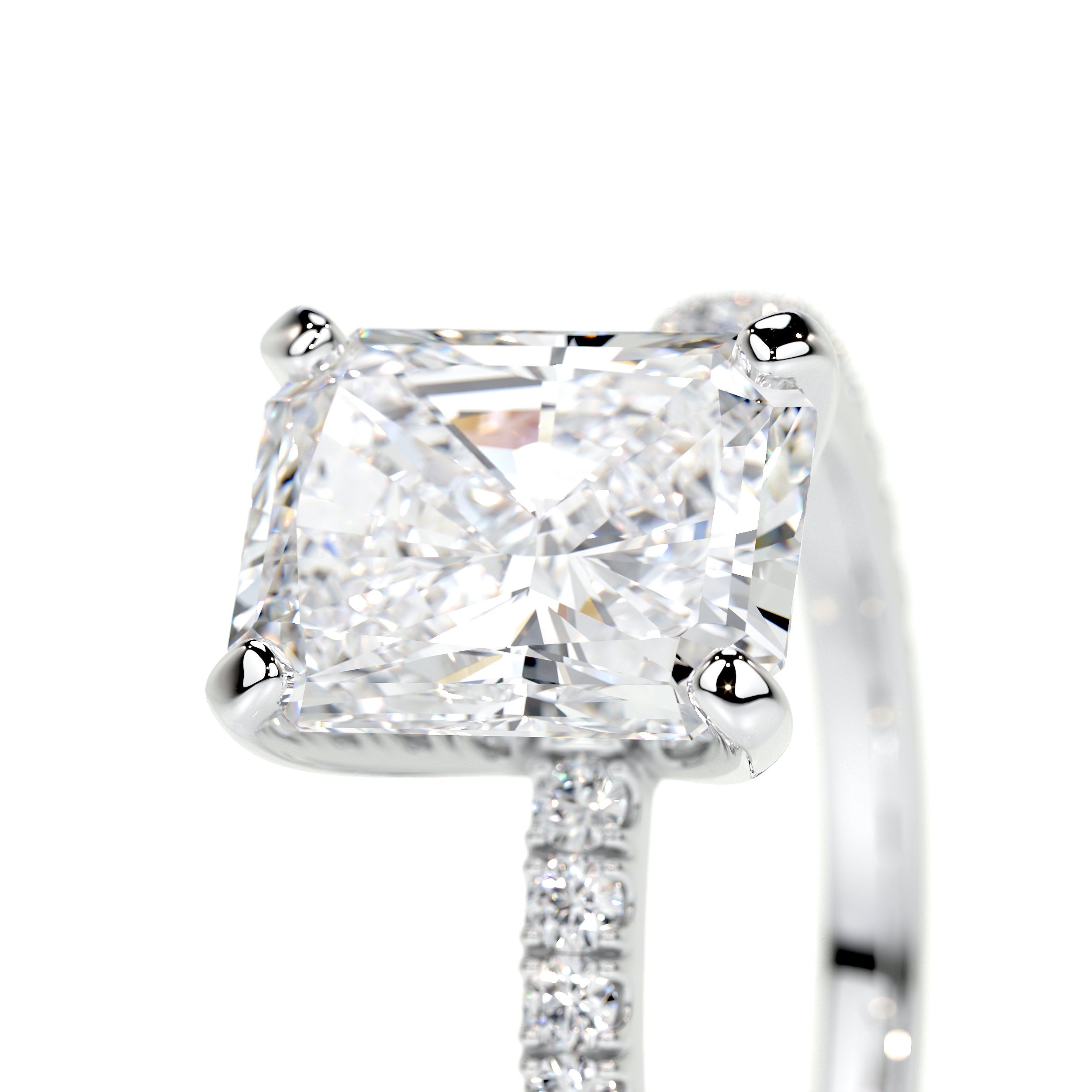 Audrey Lab Grown Diamond Ring -18K White Gold、mySite、hinf8tx79