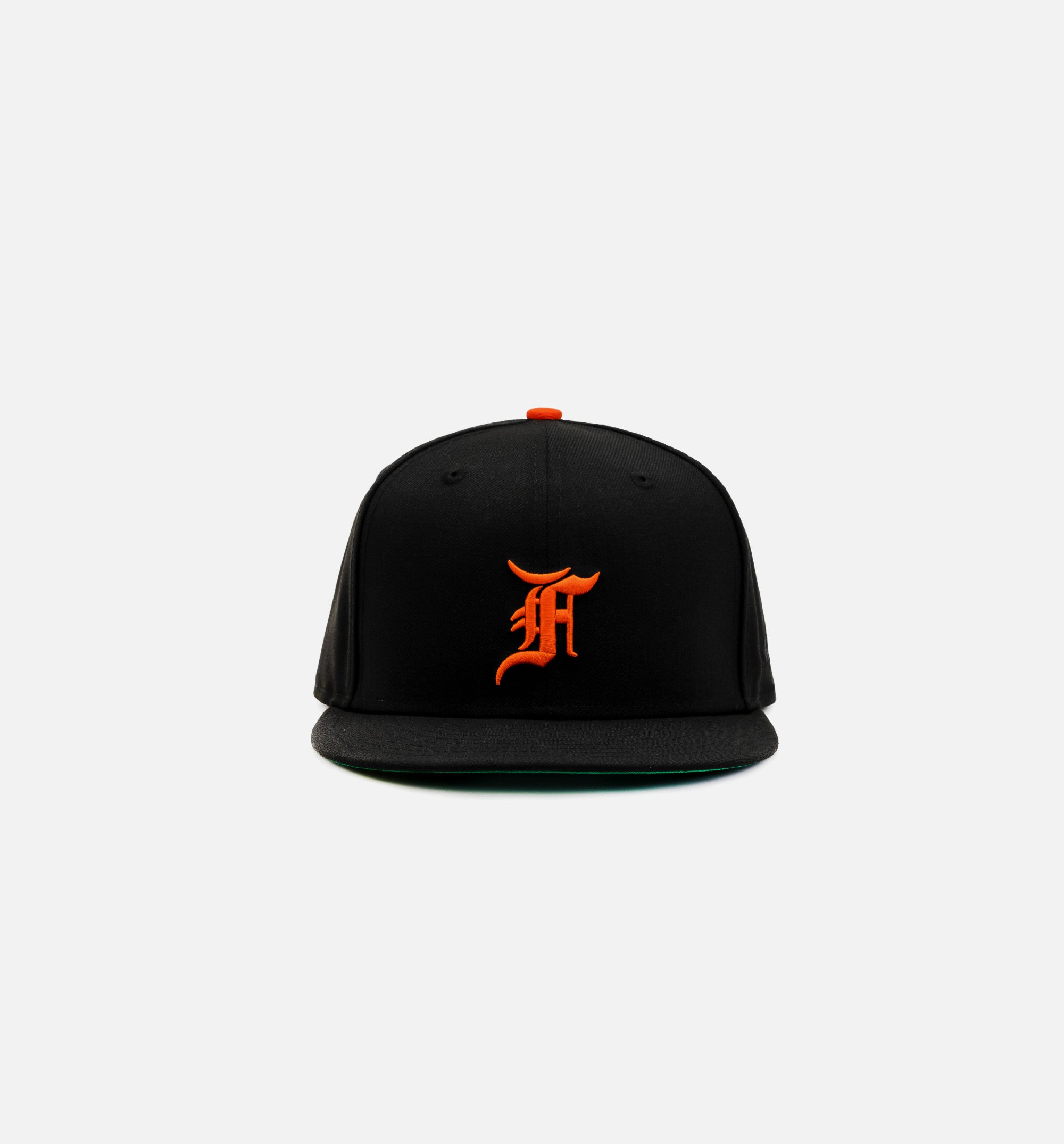 F.O.G. 59Fifty Mens Fitted Hat - Black/Orange、mySite、dreamappss