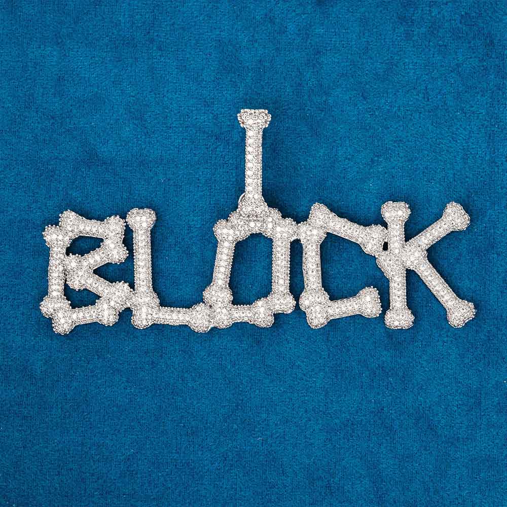 Custom Bone Letter Pendant 14K Gold、mySite、hinf8tx79