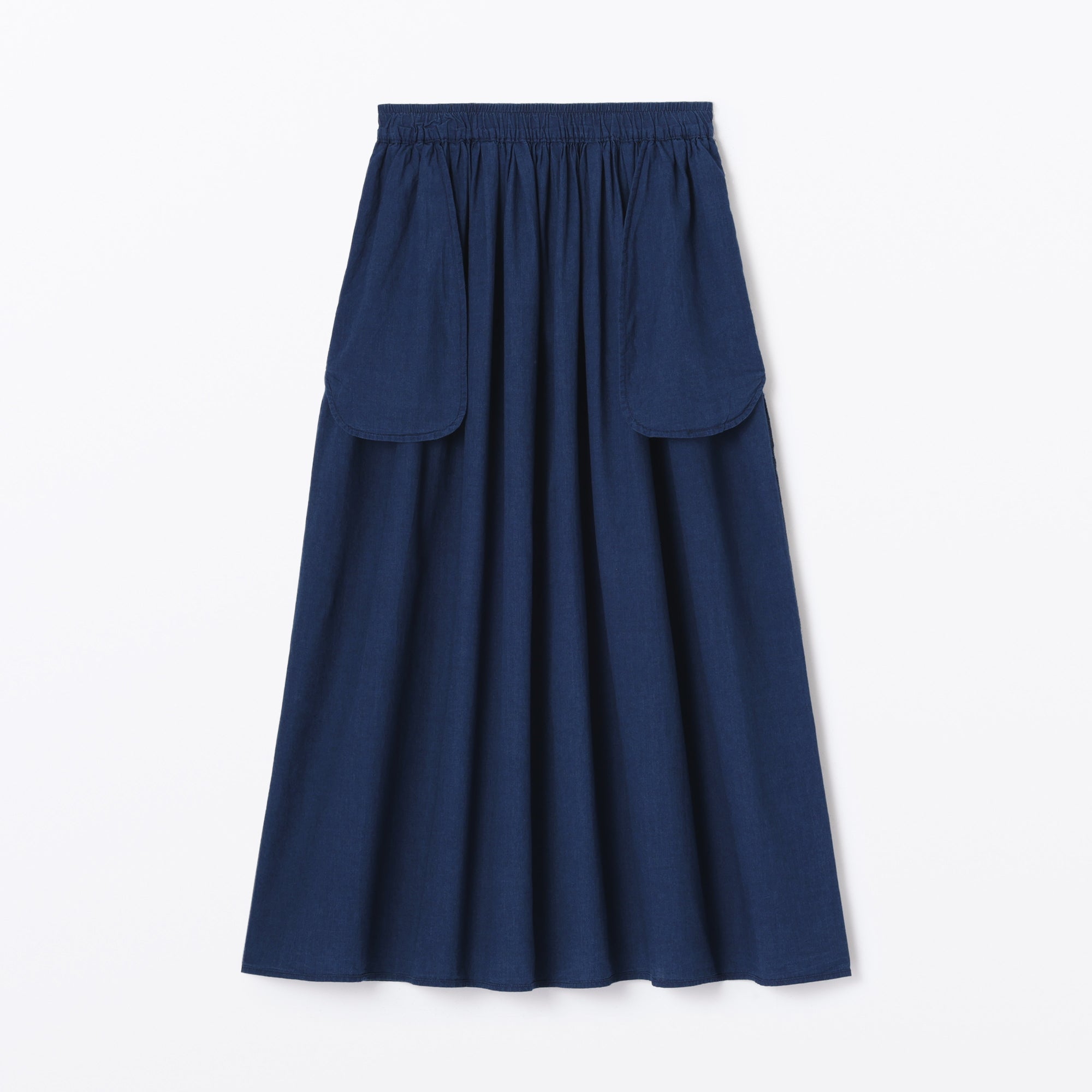  Women's Cotton Voile Gather Maxi-Skirt、mySite、sugarbowlscore