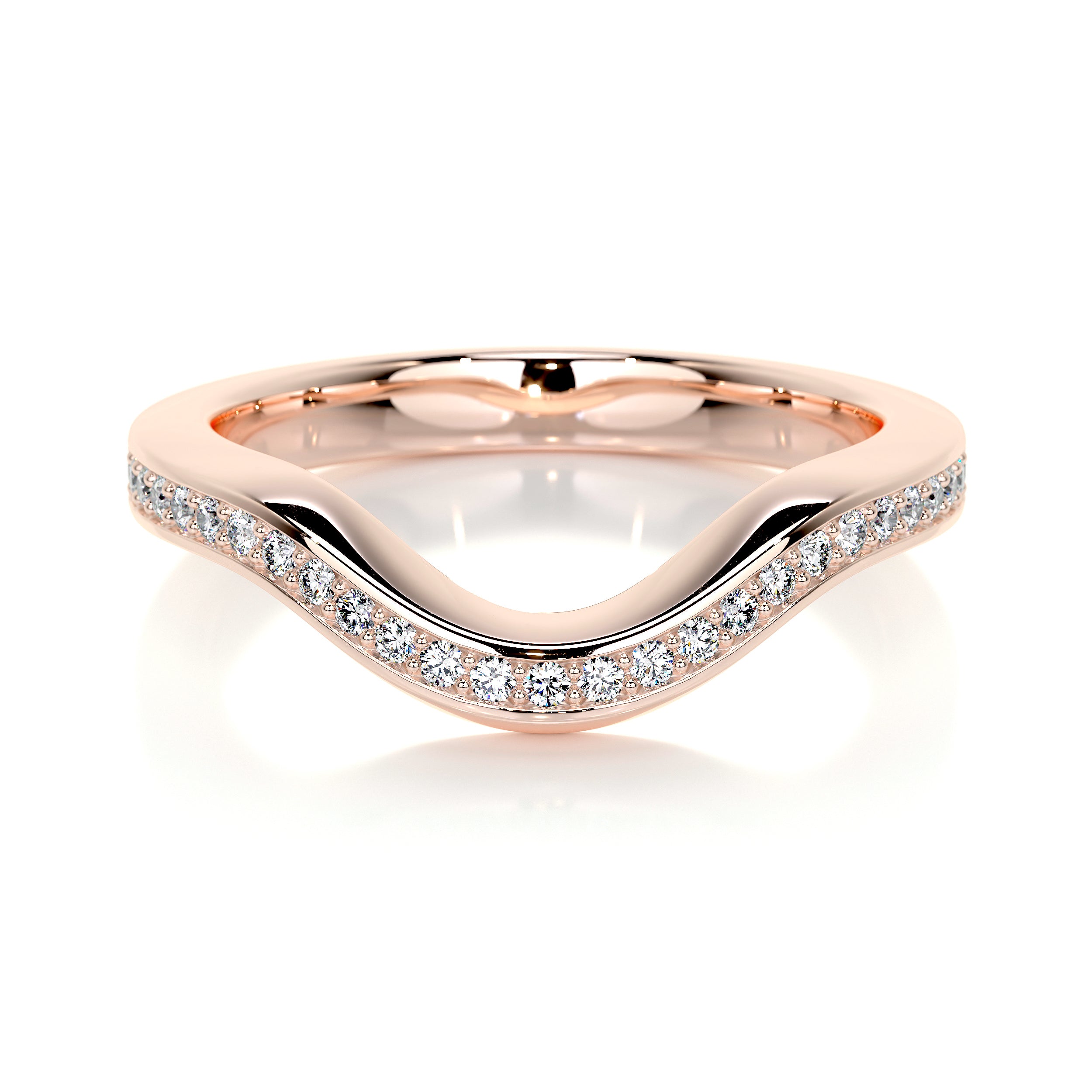 Lucy Lab Grown Diamond Wedding Ring (0.30 Carat) -14K Rose Gold、mySite、hinf8tx79