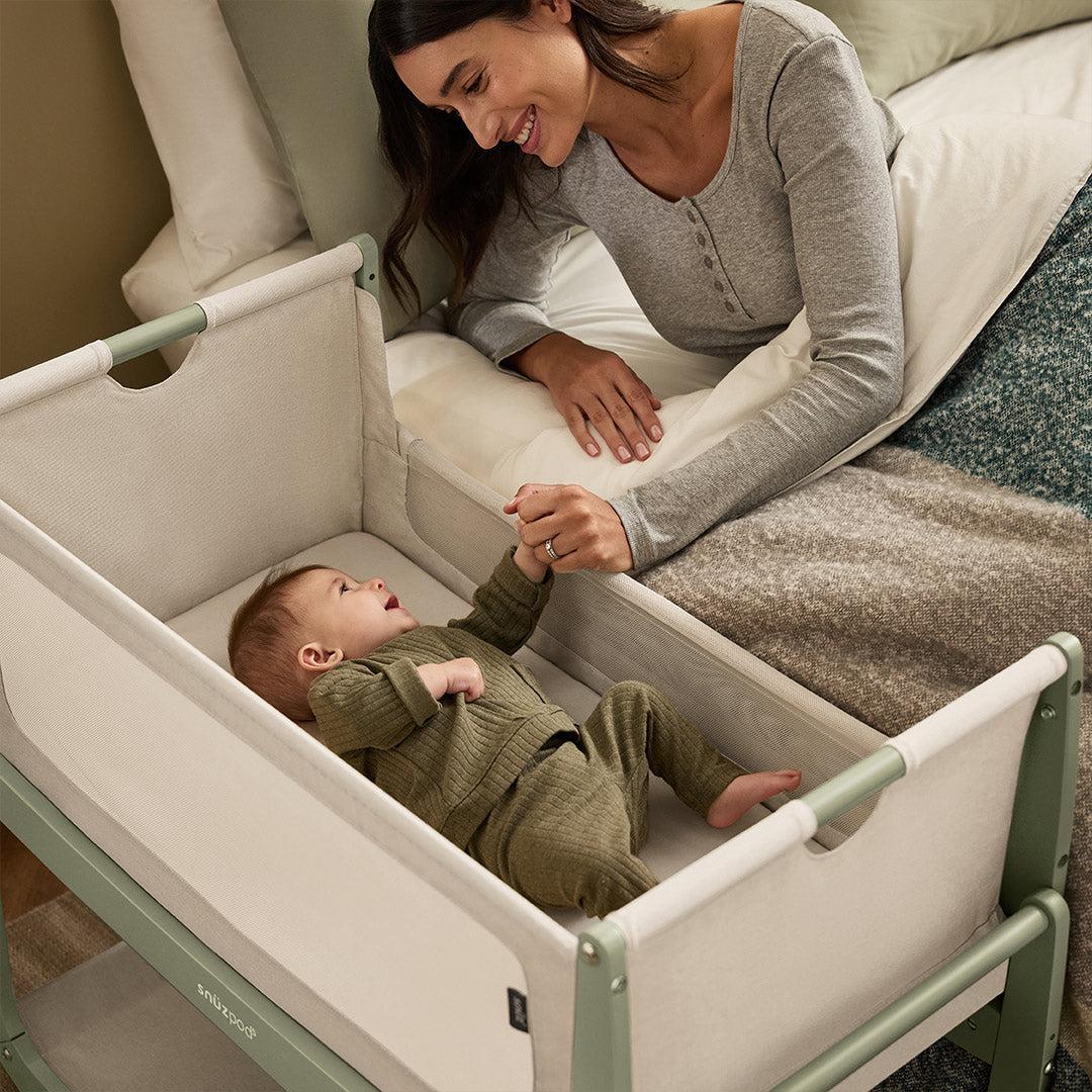  SnuzPod 5 Bedside Crib - Sage、mySite、merchandisen