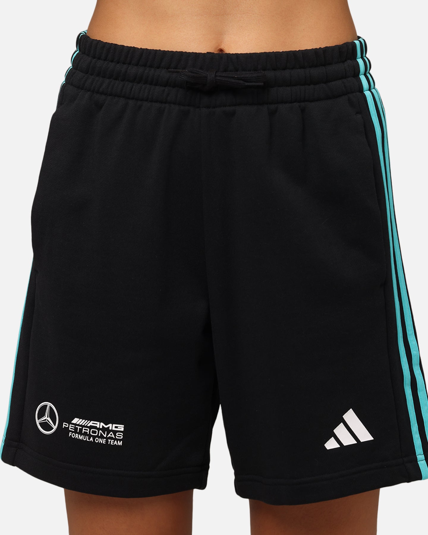 adidas x Mercedes-AMG PETRONAS Formula One F1 DNA Shorts Black/White、mySite、zt4zffjzw