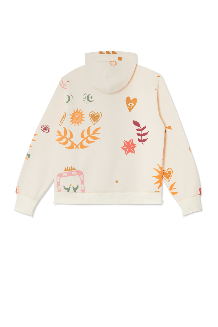 Cream Sundazed Accessible Hoodie、mySite、solidvoid