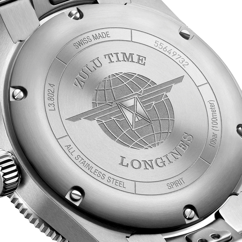  Spirit Zulu Time Blue Ceramic Bezel 39mm - Black on Bracelet