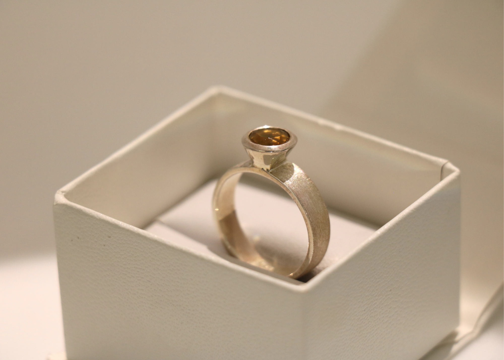 Citrine Gemstone Ring (Sterling Silver)、mySite、topwebapps