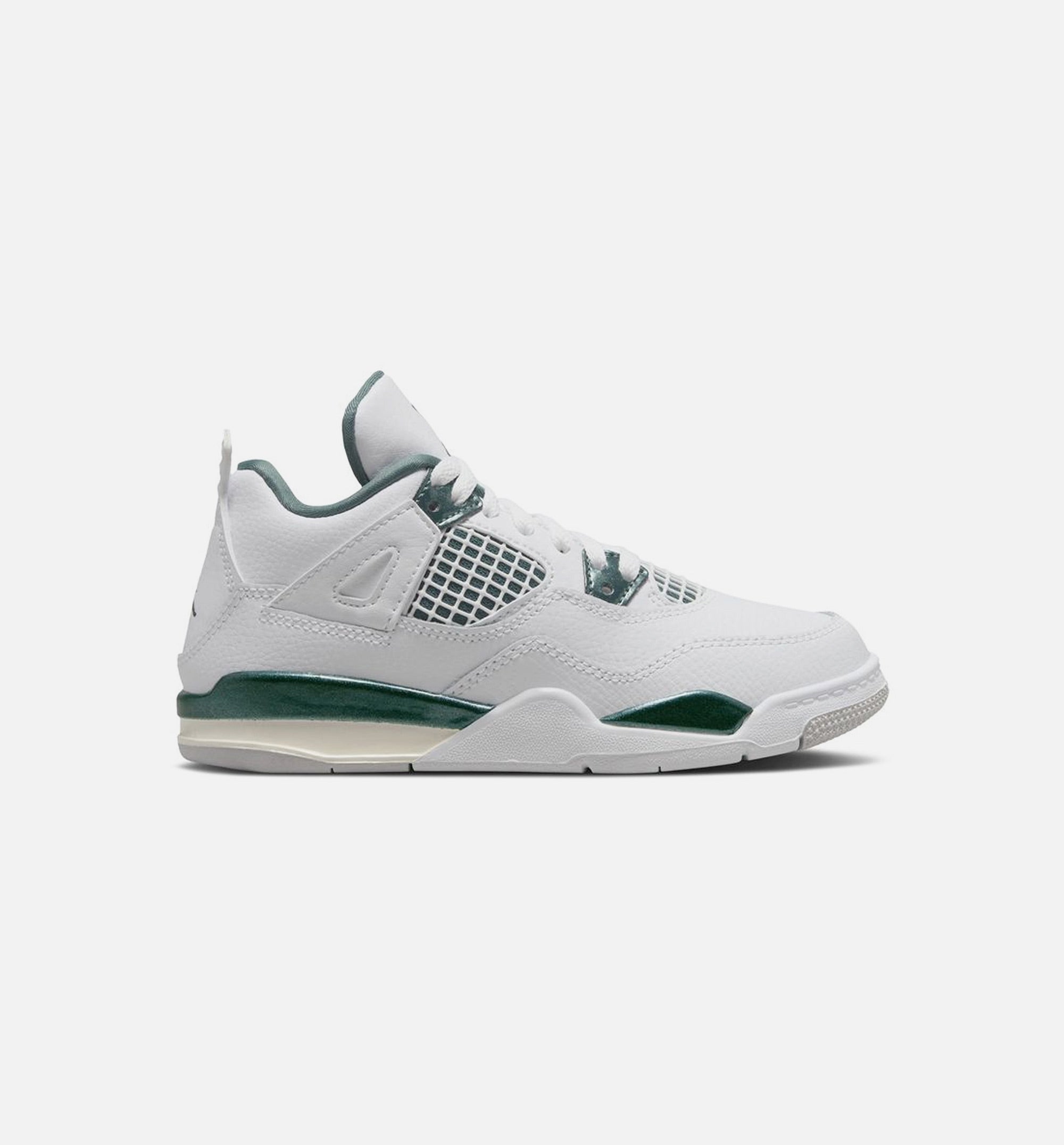 Air Jordan 4 Retro Oxidized Green Preschool Lifestyle Shoe - White/Oxidized Green/White/Neutral Grey Free Shipping、mySite、dreamappss