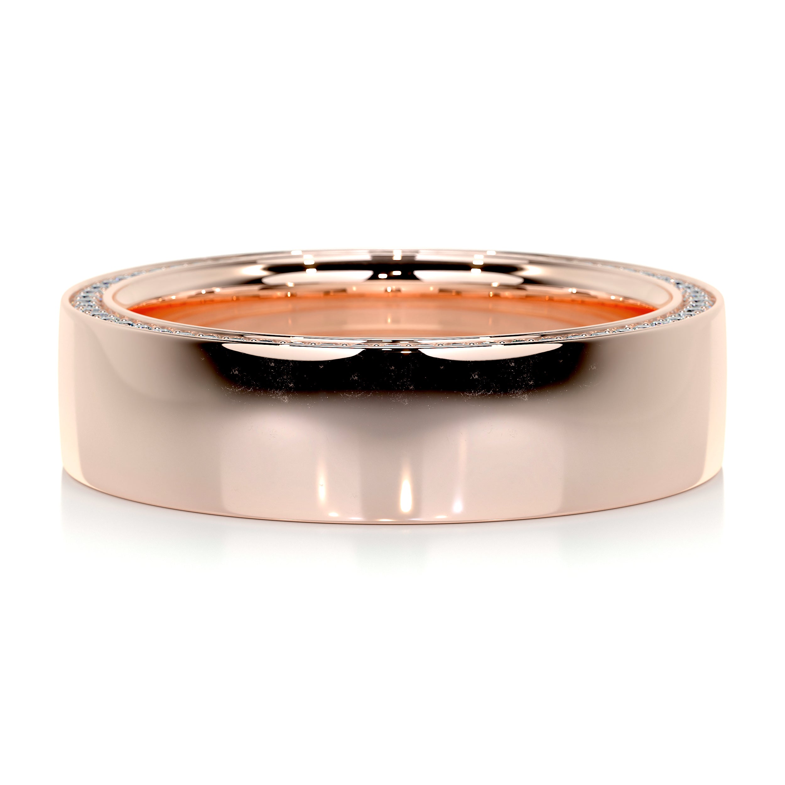 Greg Men's Diamond Wedding Band (0.50 Carat) -14K Rose Gold、mySite、hinf8tx79