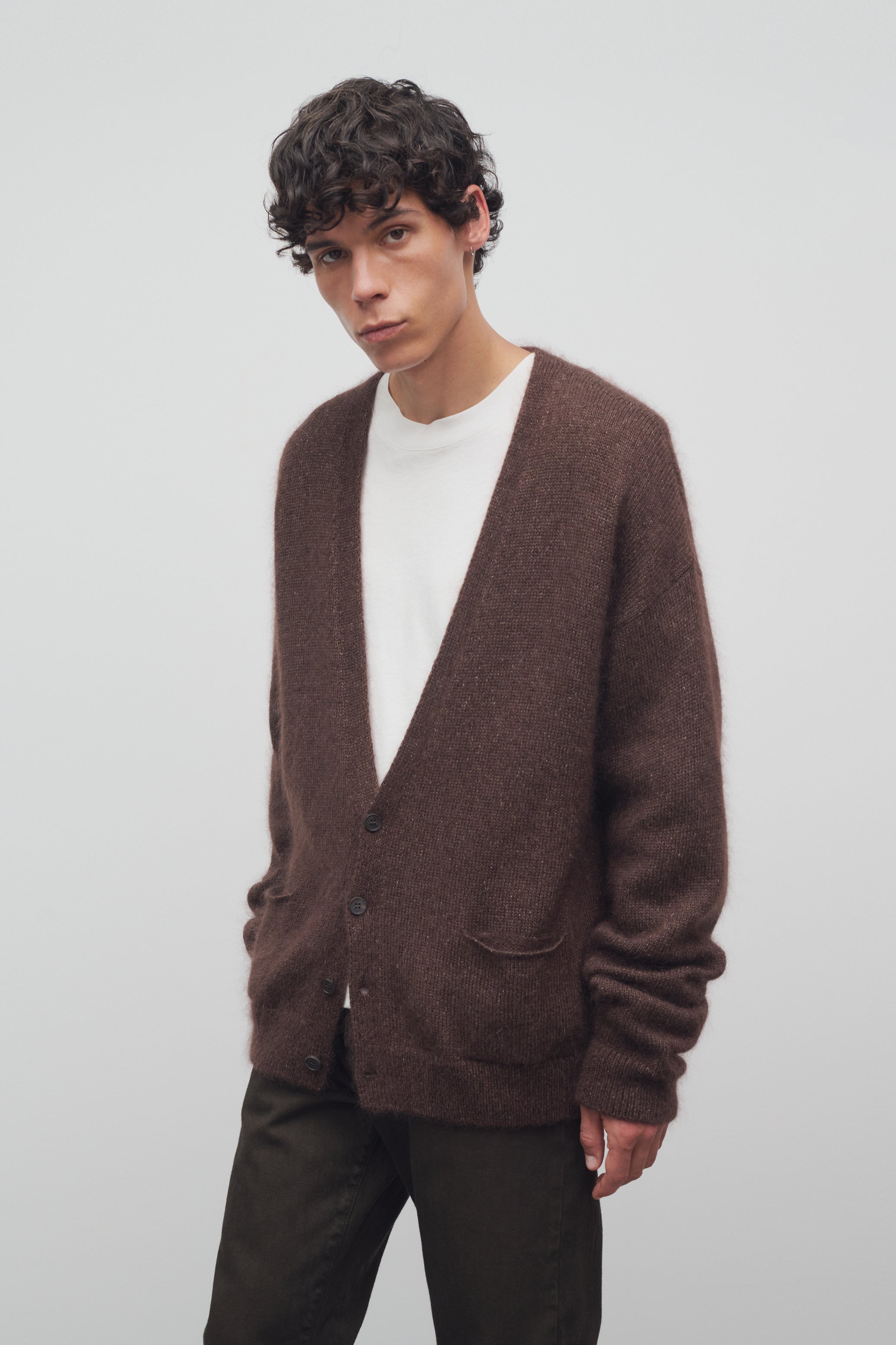 Howser Cardigan in Silk and Mohair、mySite、aoinhome