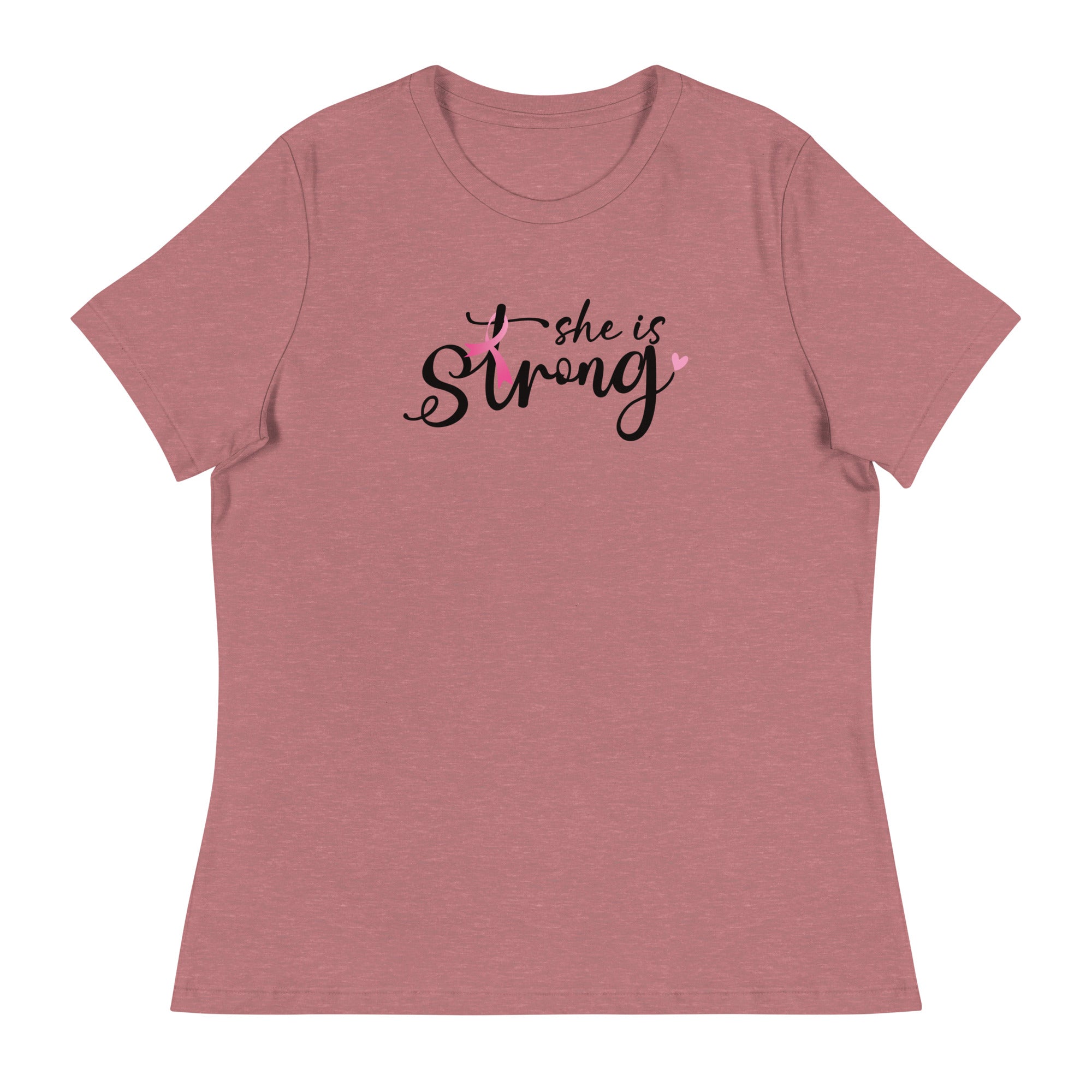 She Is Strong Women's Relaxed T-Shirt、mySite、camillekostekn
