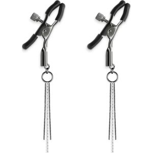 Fetish Fantasy Tassel Nipple Clamps | Adjustable | Silicone Tips、mySite、bottomscart