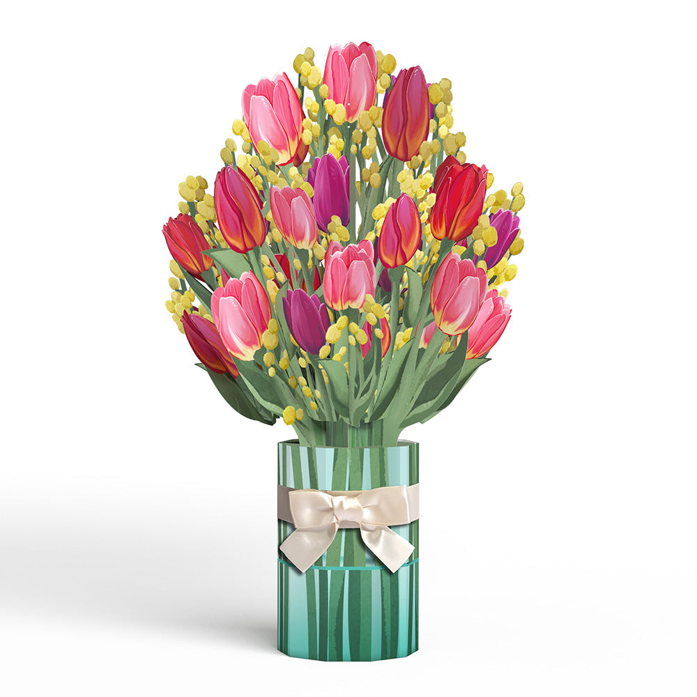Cheerful Tulips Bouquet、mySite、solidvoid