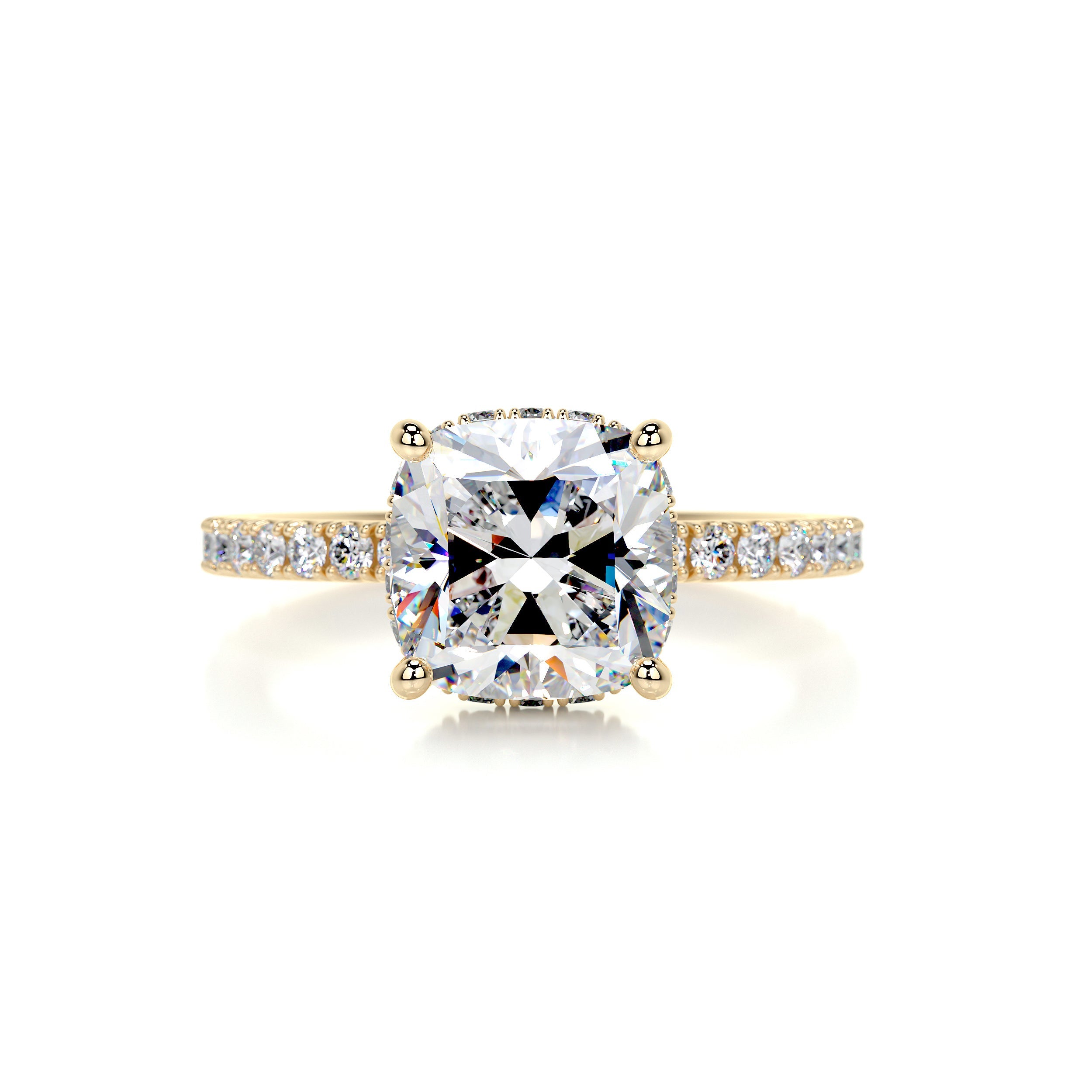 Madeline Moissanite & Diamond Ring -18K Yellow Gold (RTS)、mySite、hinf8tx79