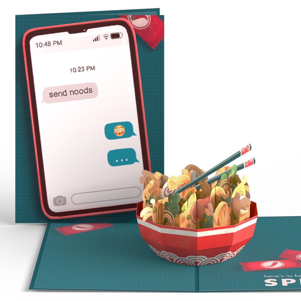 Send Noods Spicy Pop-Up Card、mySite、solidvoid