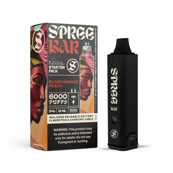 Spree Bar 6000 Puff Disposable Starter Kit Vape 12mL、mySite、zt4zffjzw