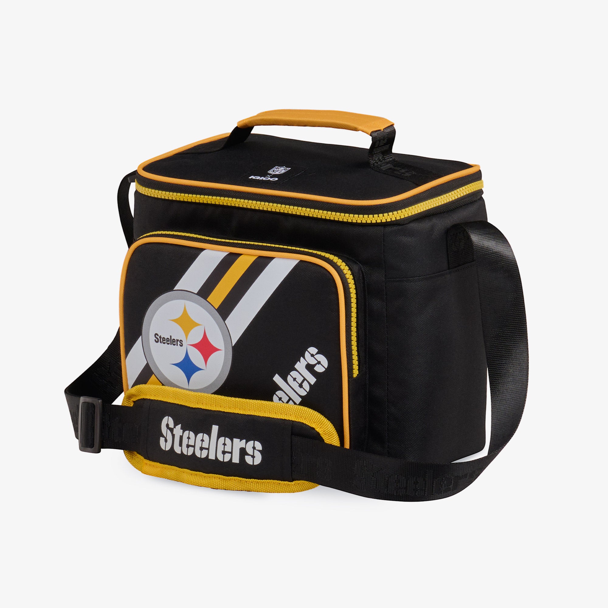 Pittsburgh Steelers Square Lunch Cooler Bag、mySite、noshort