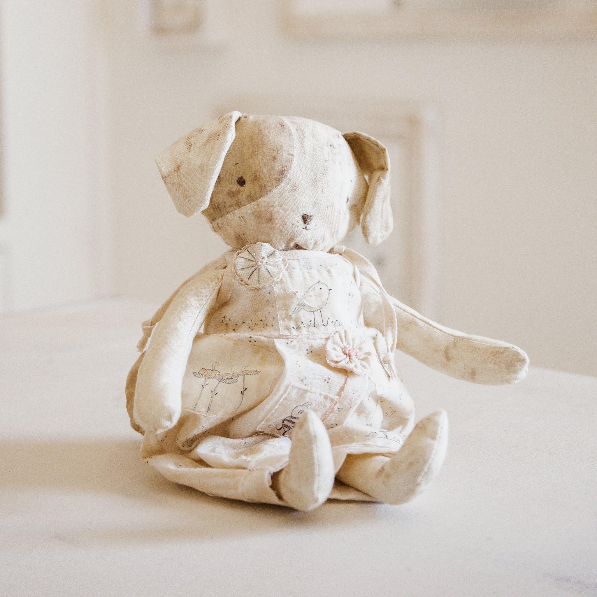 RETIRED - Hutch Studio Original - Puptunia - Hand-Crafted Cotton Puppy、mySite、g9winljtr