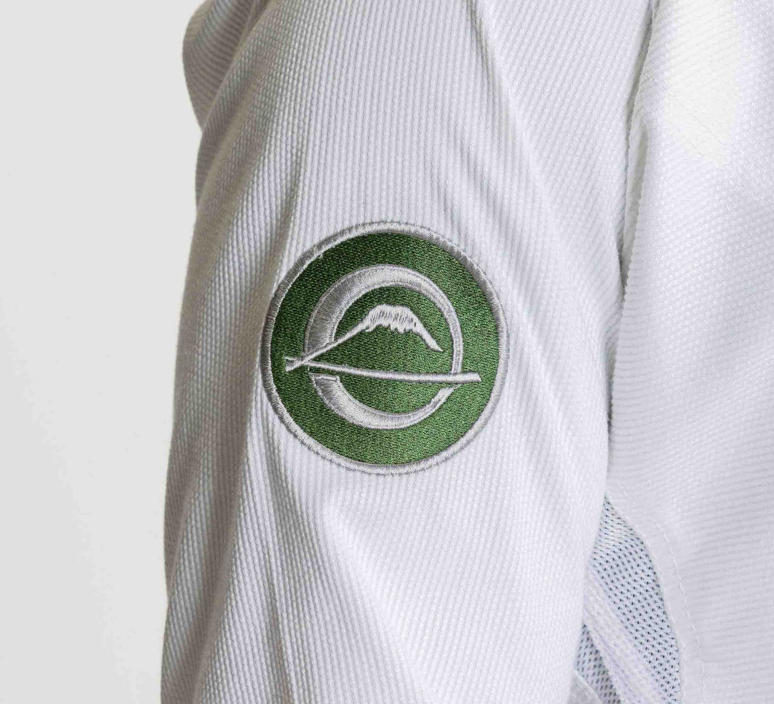 Flow-Tech BJJ Gi White/Green、mySite、gigharbornorthrealestate