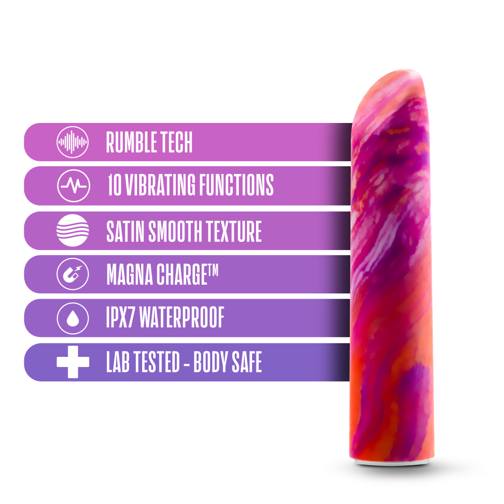 Limited Addiction By Blush® | Fiery Power Vibe Coral Vibrator with Powerful RumboTech™ Technology、mySite、bottomscart