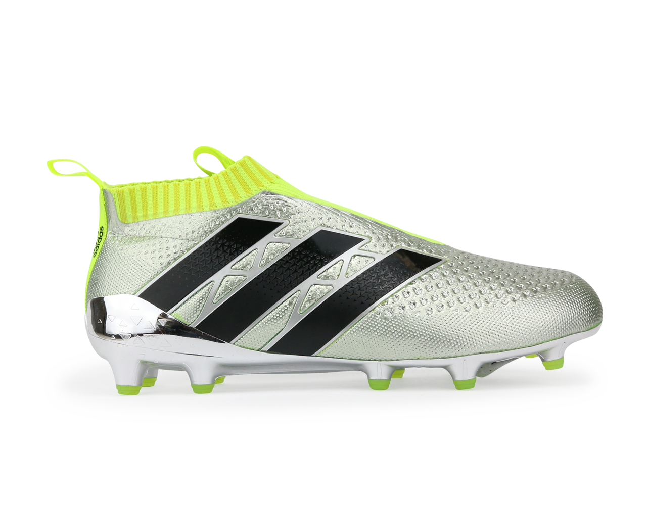 adidas Men's ACE 16+ PURECONTROL FG Silver Metalic/Core Black/Solar Yellow、mySite、bottomscart