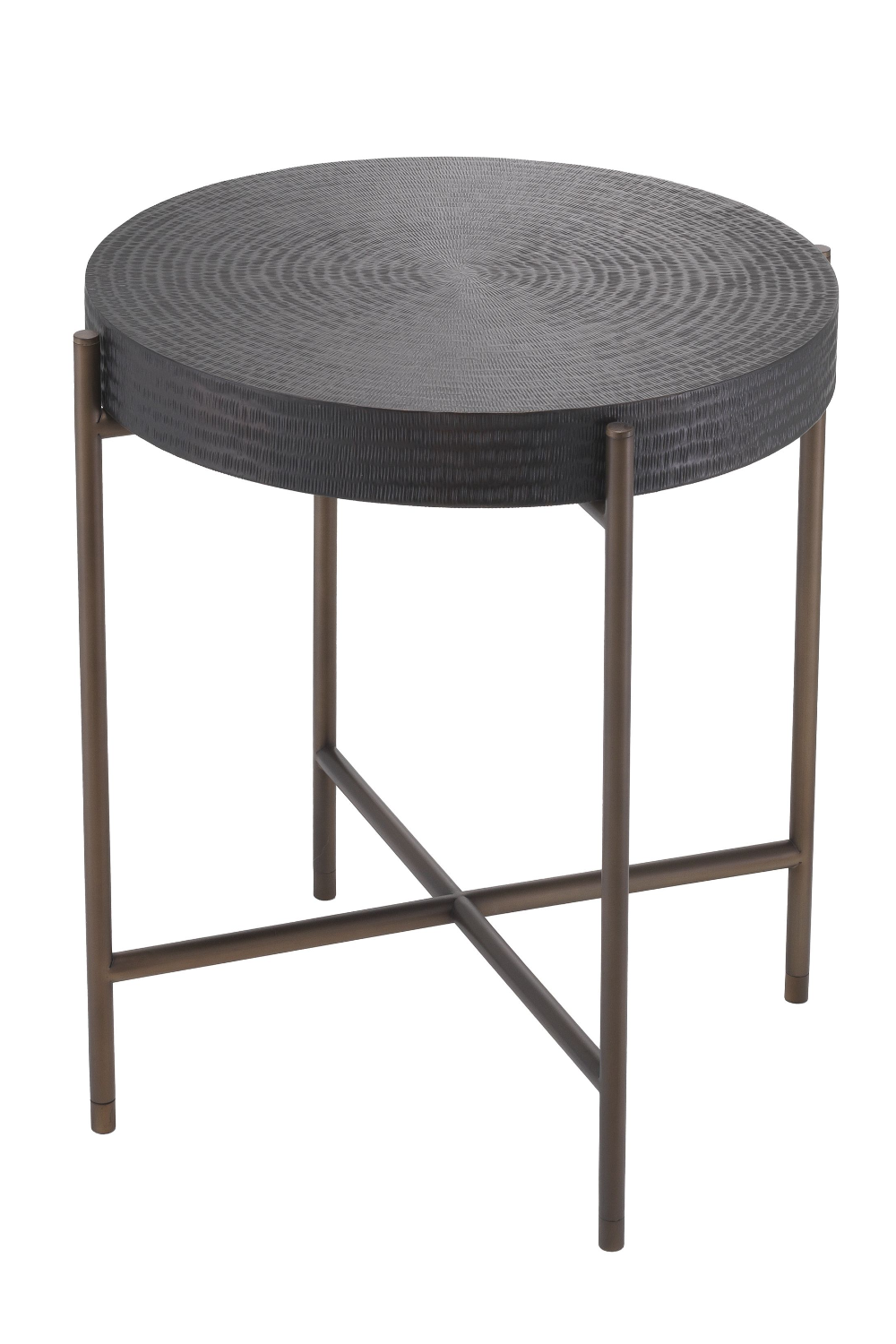 Round Gunmetal Side Table | Eichholtz Nikos、mySite、neckold