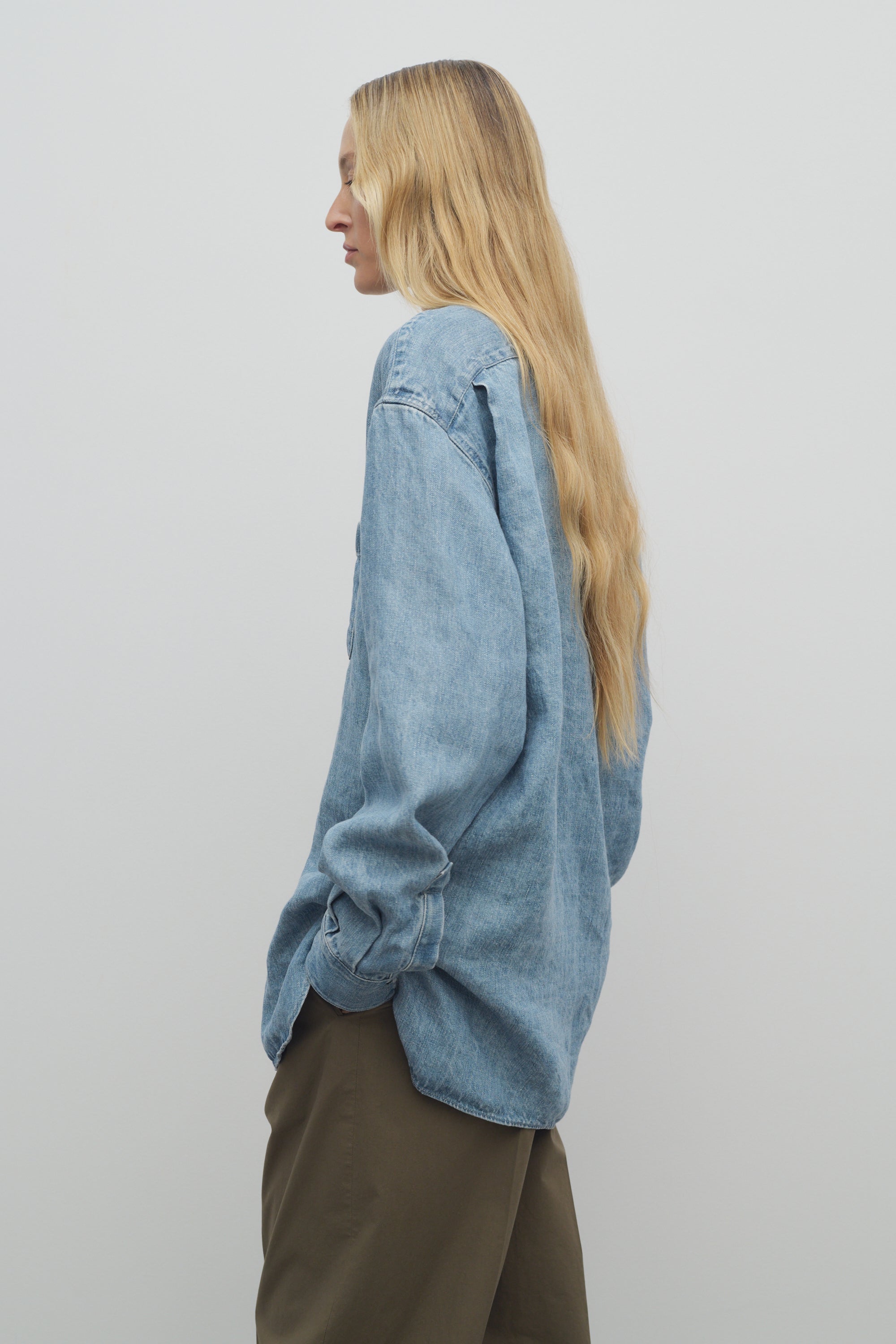 Nesson Shirt in Linen、mySite、aoinhome