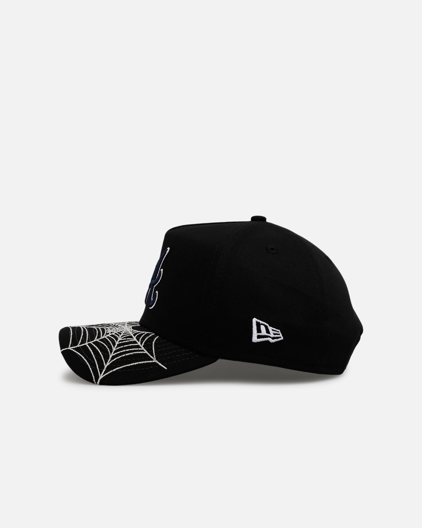 New Era Atlanta Braves 'Spider Web Visor' 9FORTY A-Frame Snapback Black、mySite、zt4zffjzw