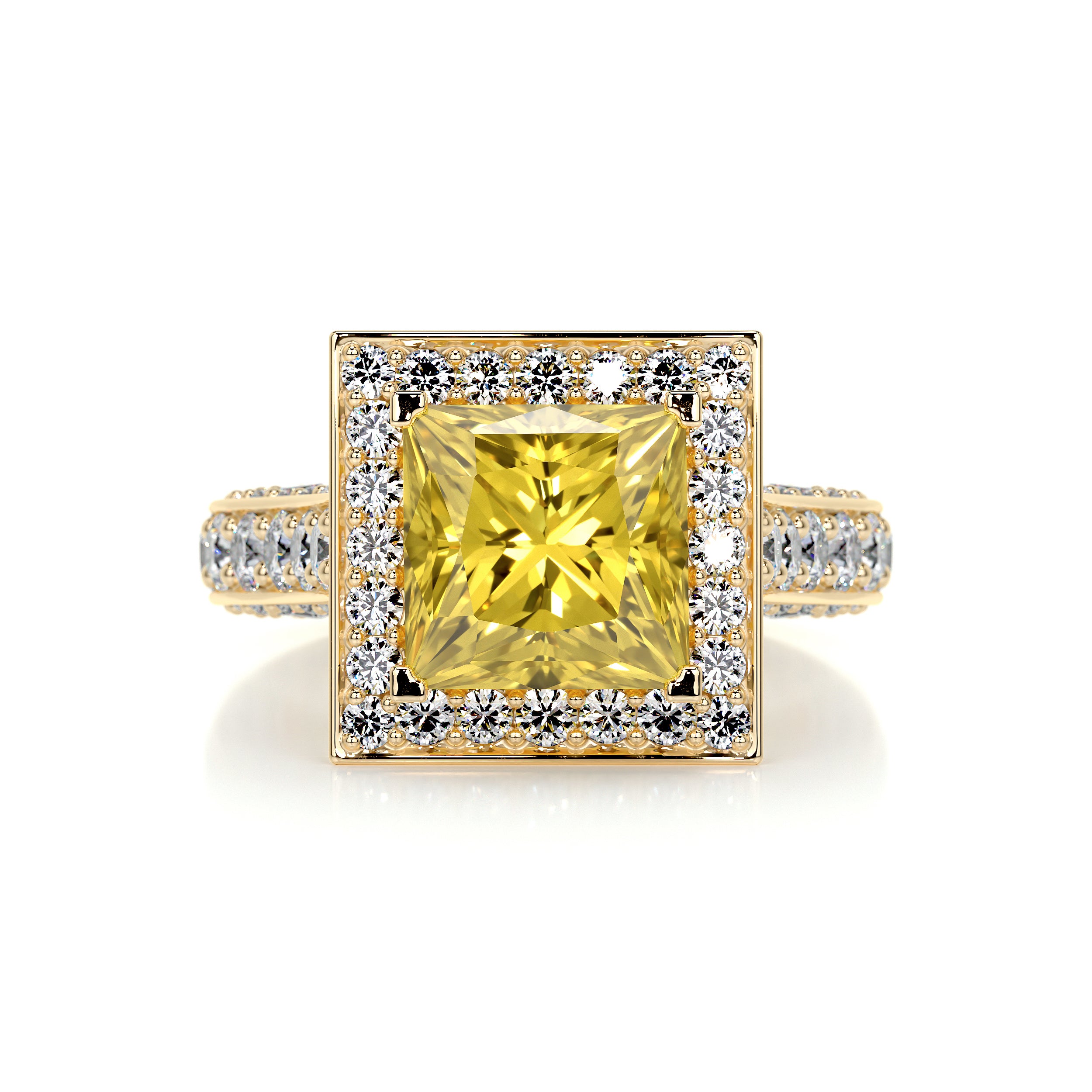 Freya Fantasy Diamond Engagement Ring -18K Yellow Gold、mySite、hinf8tx79