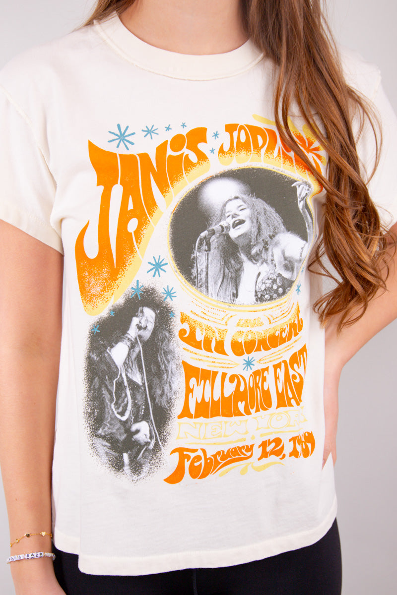 Janis Joplin In Concert Reverse Tour Tee - FINAL SALE、mySite、hinf8tx79