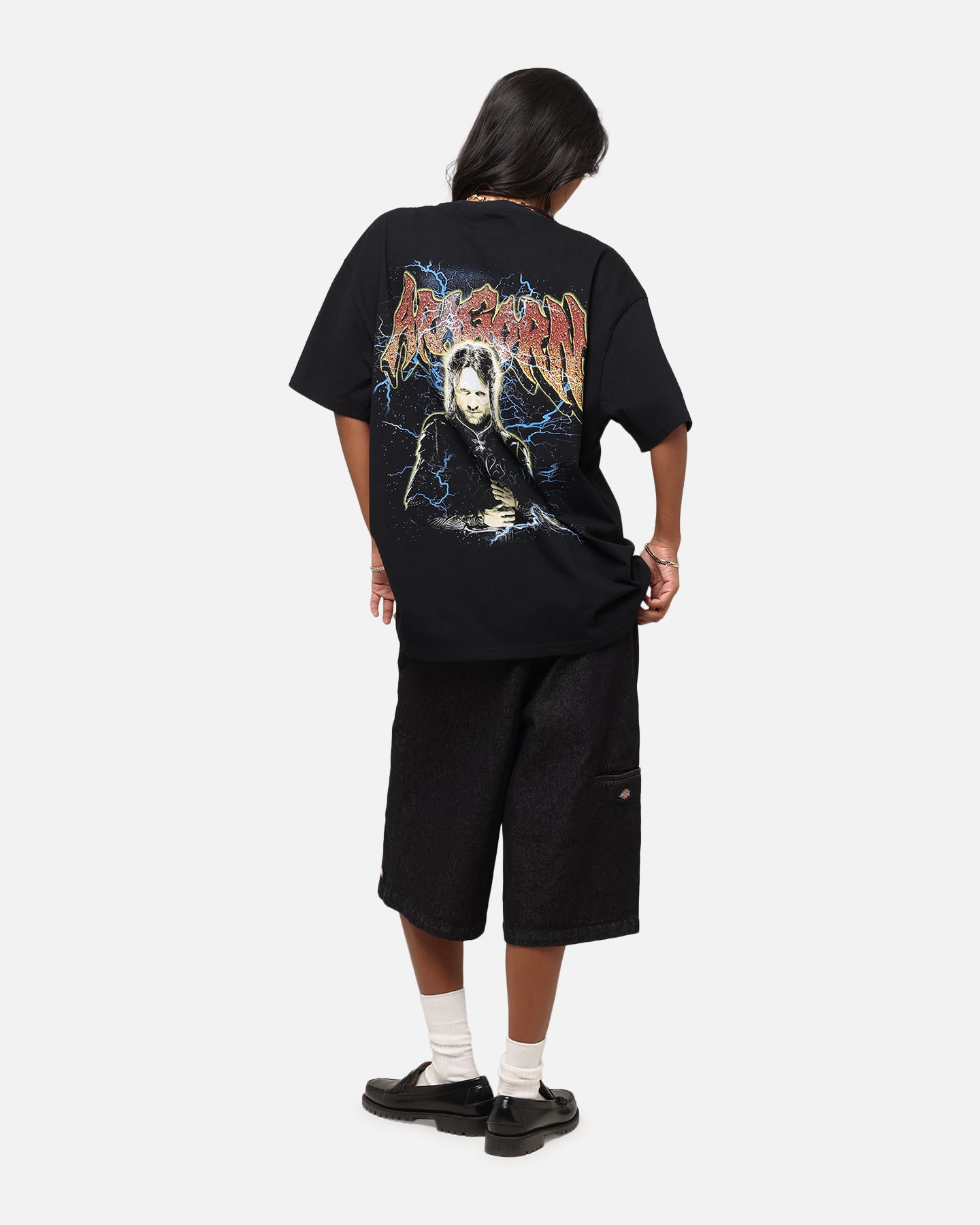 American Thrift X The Lord Of The Rings Aragorn Heavy T-Shirt Black、mySite、zt4zffjzw