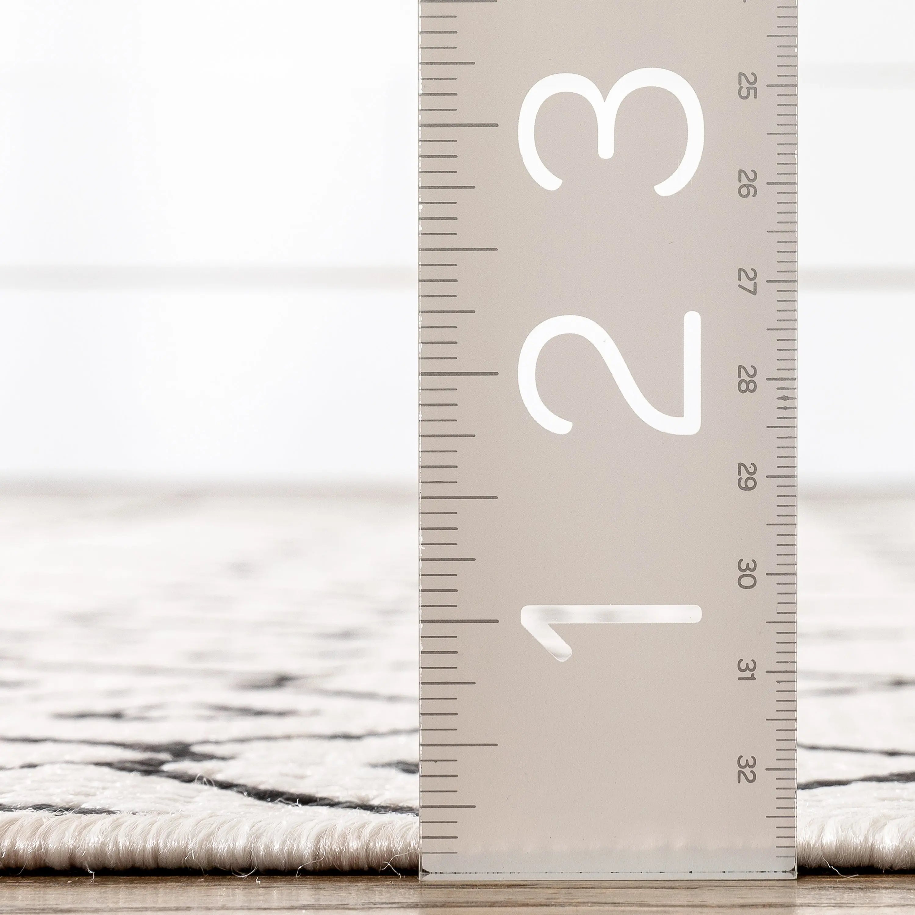 Custom Size Runner Nord Nordic Lattice Pattern Ivory 31 Inches Width x Choose Your Length Hallway Indoor/Outdoor Runner Rug、mySite、gigharbornorthrealestate