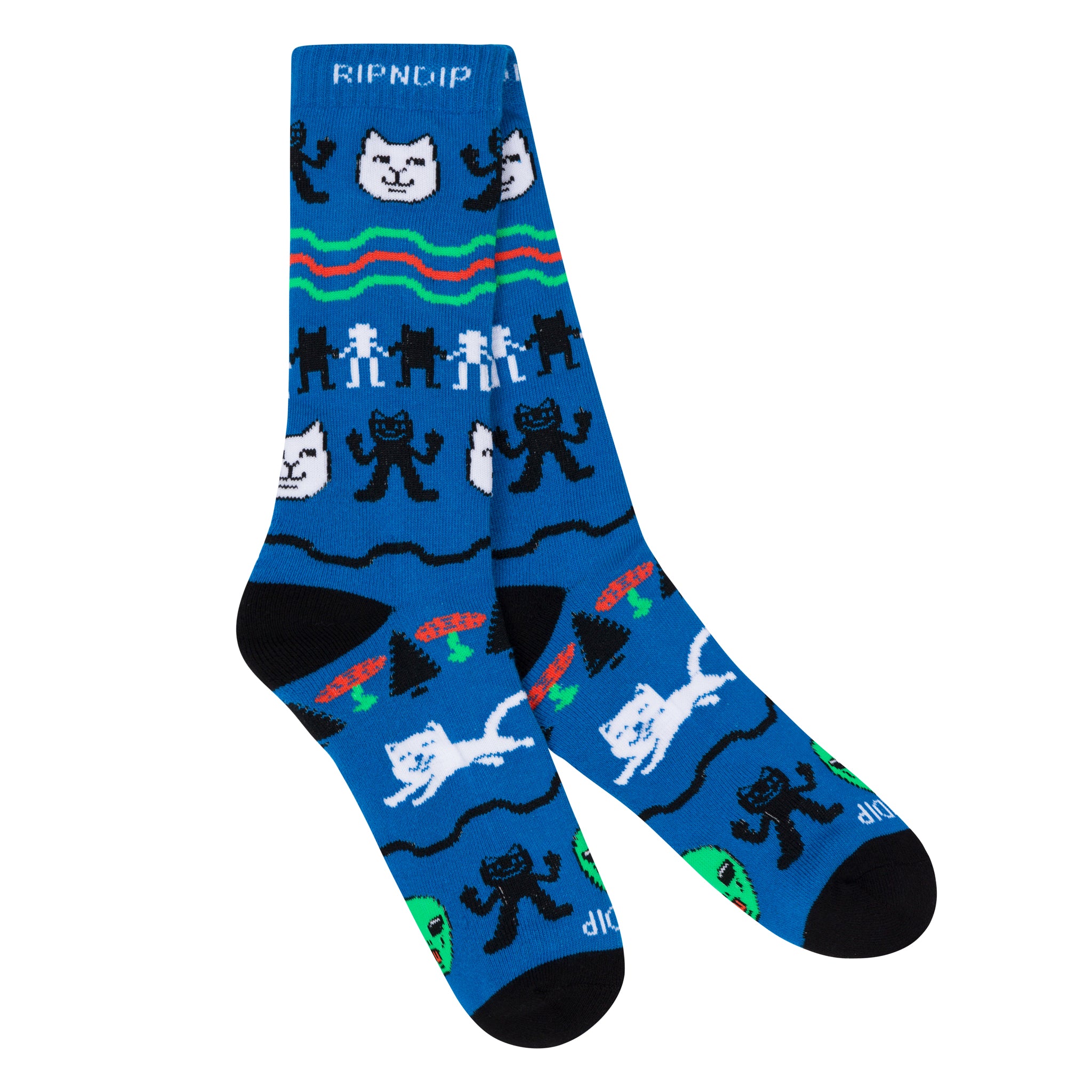  Jolly Holiday Socks (Navy)、mySite、merchandisen