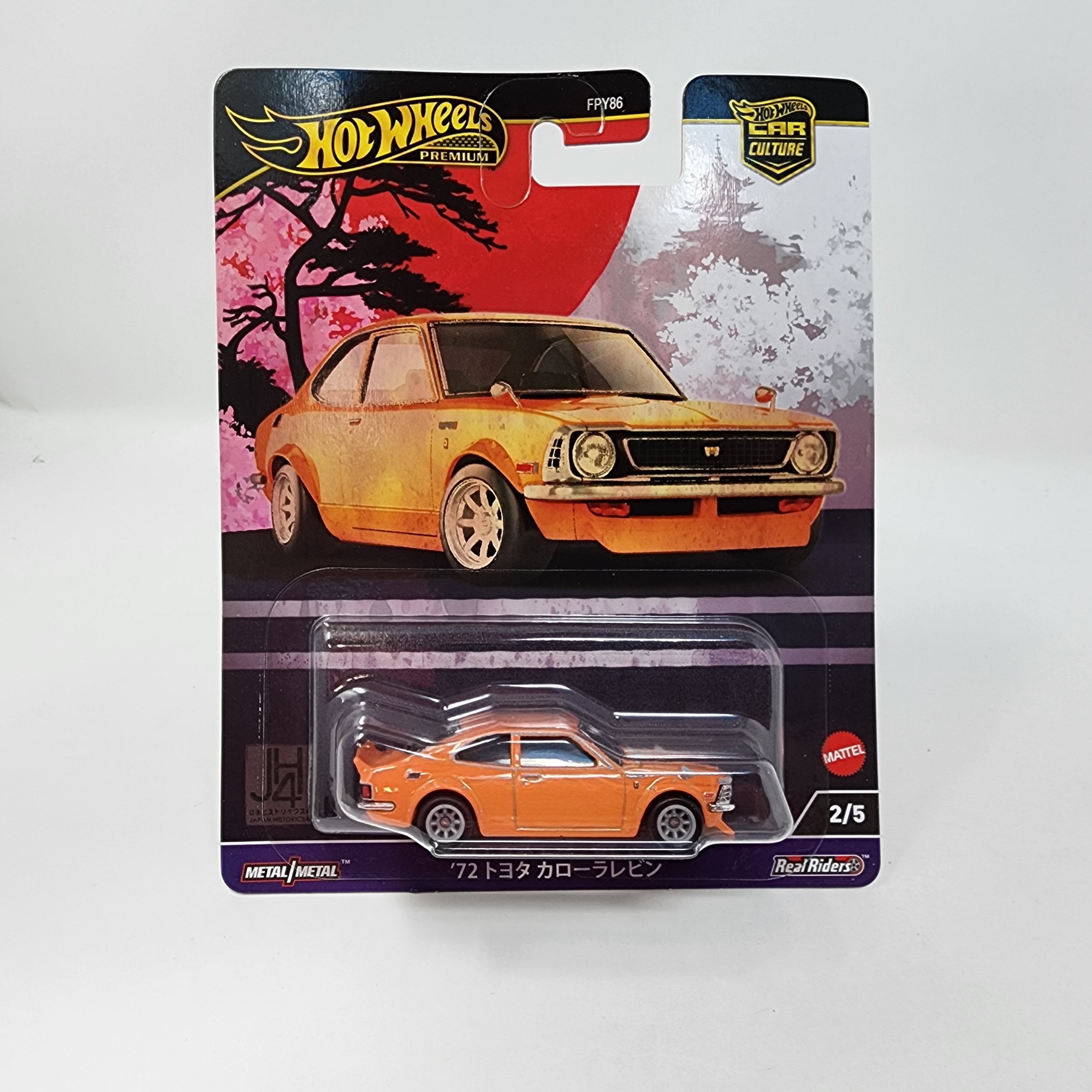 '72 Toyota Corolla LEVIN * 2024 Hot Wheels Japan 4 Historics Car Culture Case B、mySite、hgirdovlk