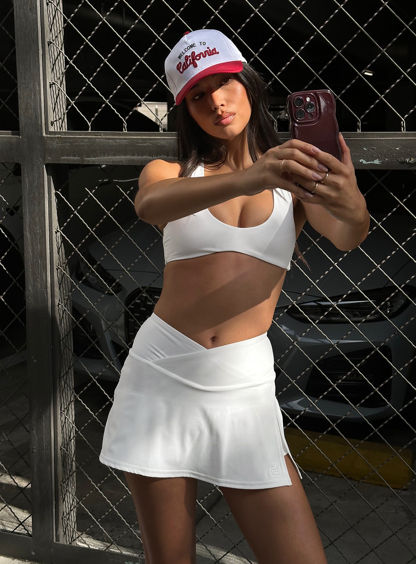 With Purpose Active Skort White、mySite、solidvoid