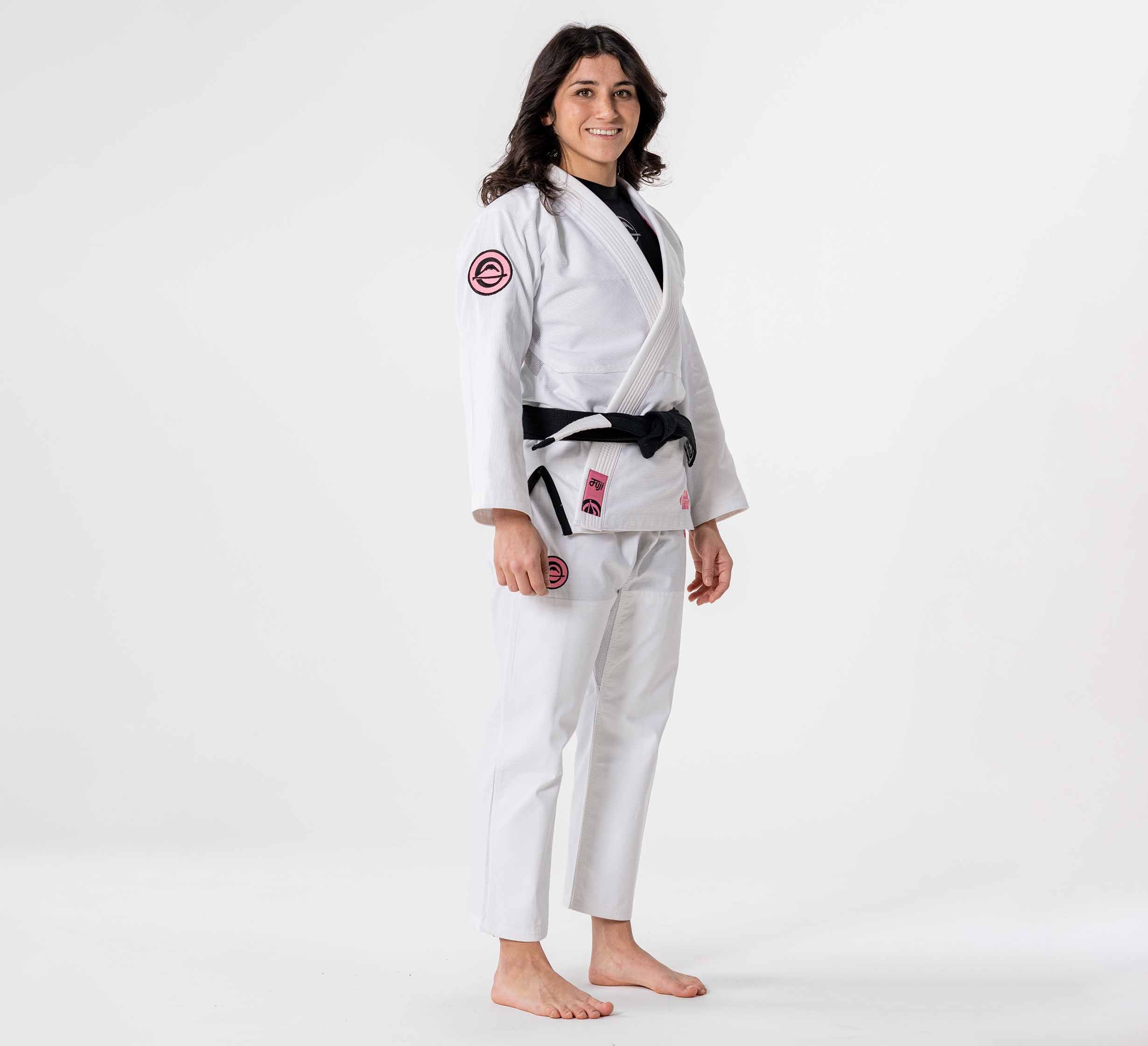 Womens Flow-Tech BJJ Gi White/Pink/Teal、mySite、gigharbornorthrealestate