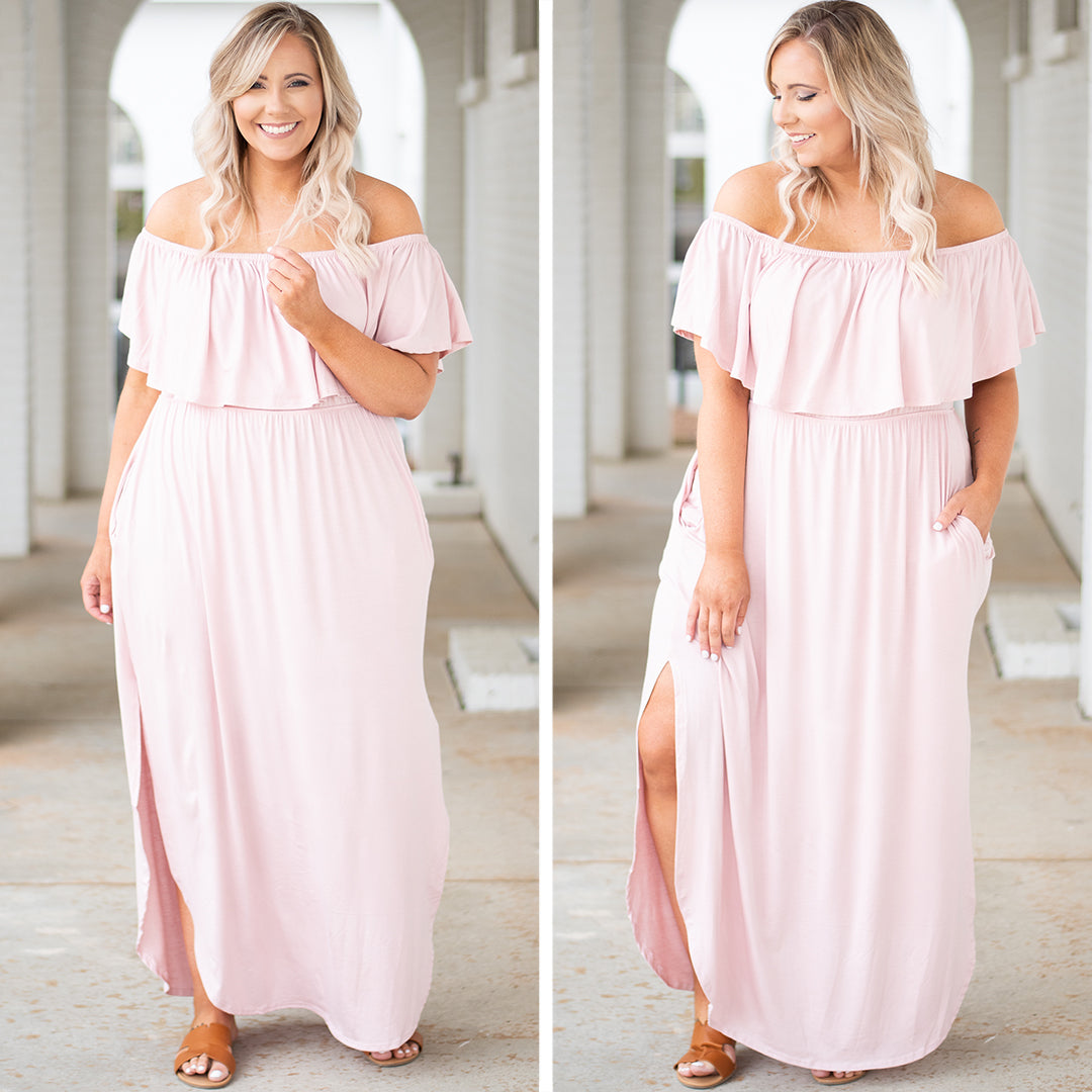  By The Boardwalk Maxi Dress, Mauve、mySite、justintrudeaud