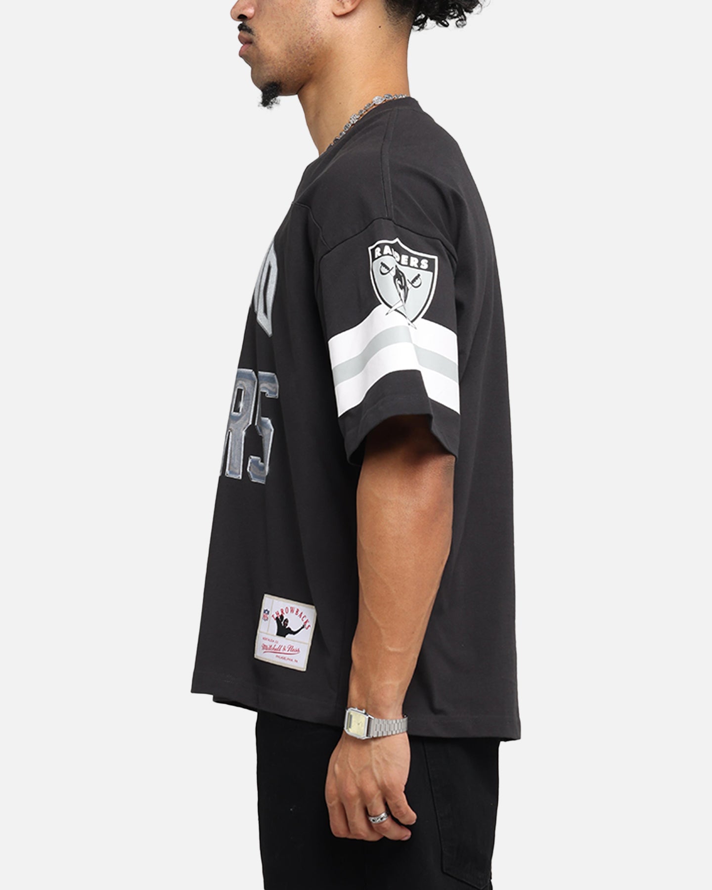 Mitchell & Ness Las Vegas Raiders XVIII Boxy T-Shirt Faded Black、mySite、zt4zffjzw