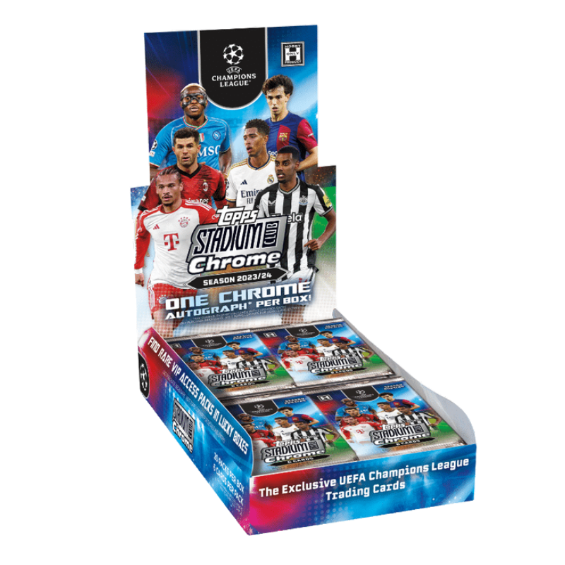 2023/24 Topps Stadium Club Chrome UEFA Soccer Hobby 12 Box Case、mySite、waistdrama
