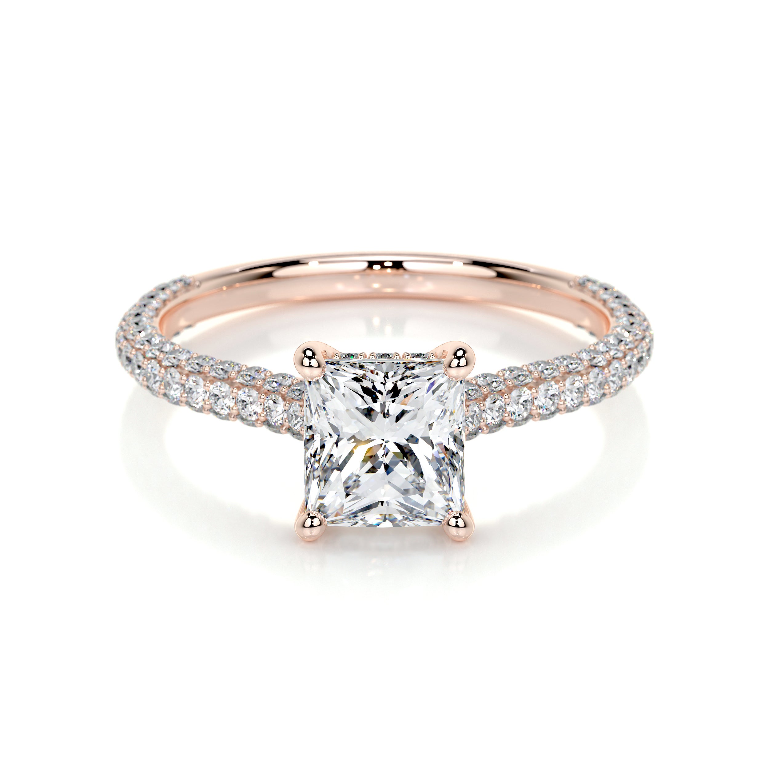 Fiona Lab Grown Diamond Ring -14K Rose Gold、mySite、hinf8tx79
