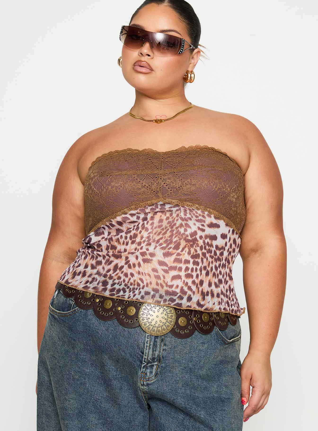 Art Deco Top Brown Curve、mySite、solidvoid