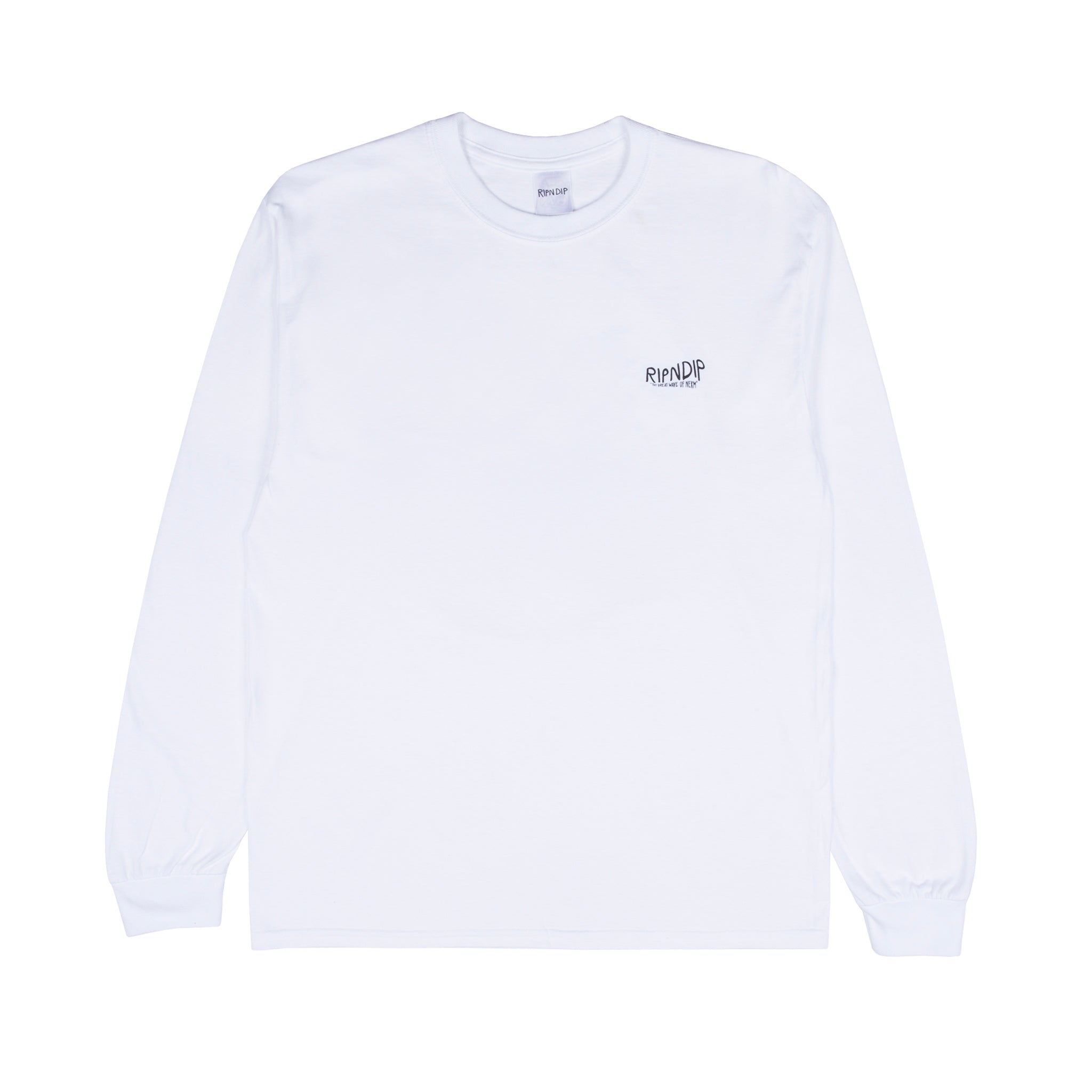  The Great Wave Of Nerm Long Sleeve (White)、mySite、merchandisen