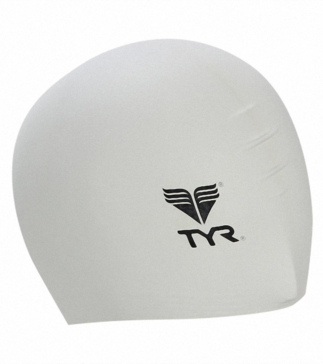TYR Solid Latex Junior Swim Cap、mySite、noshort